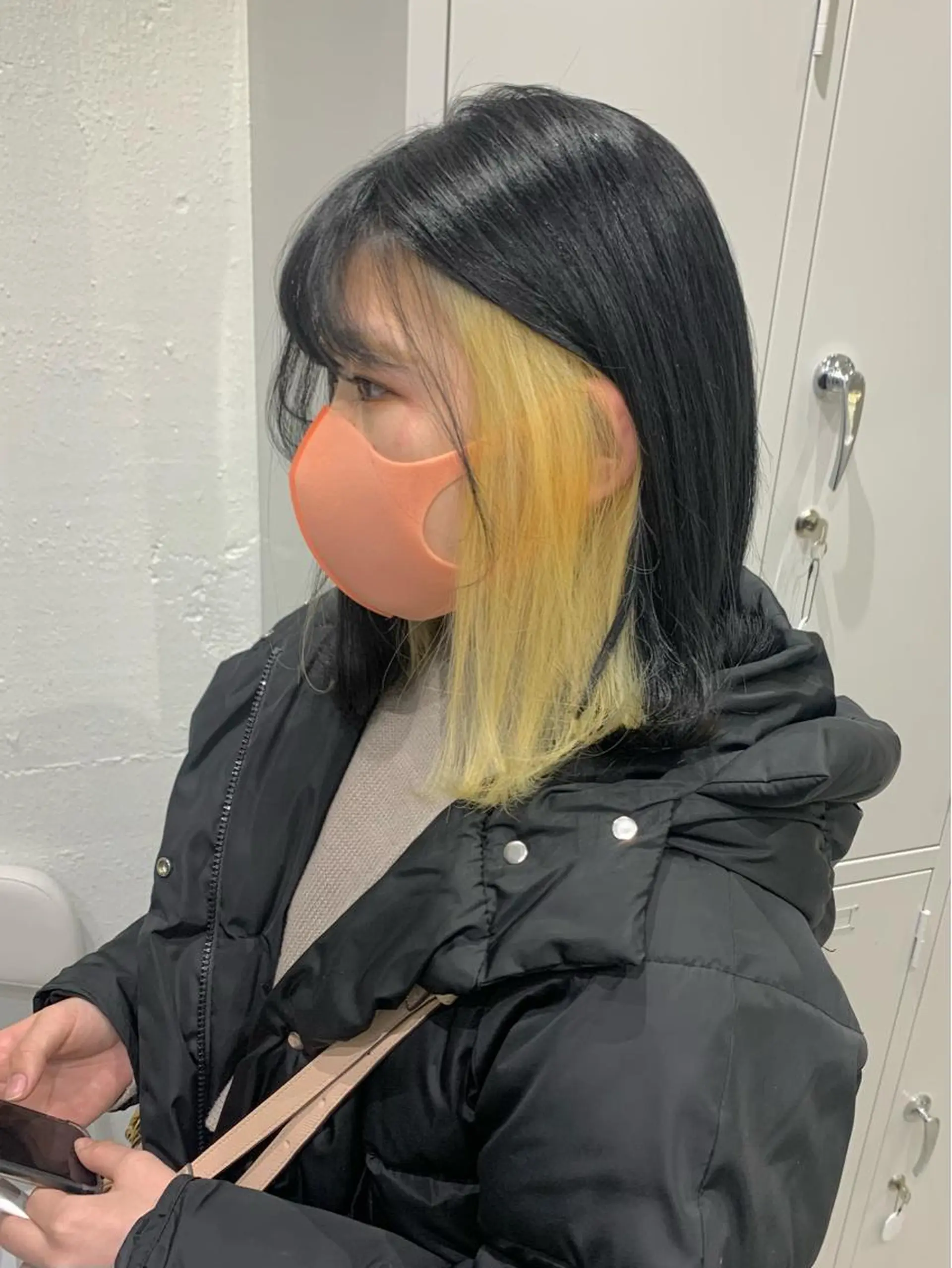 ミディアム カラー ヘアアレンジ ニュアンスハイトーン 🌙サイダサキのヘアスタイル