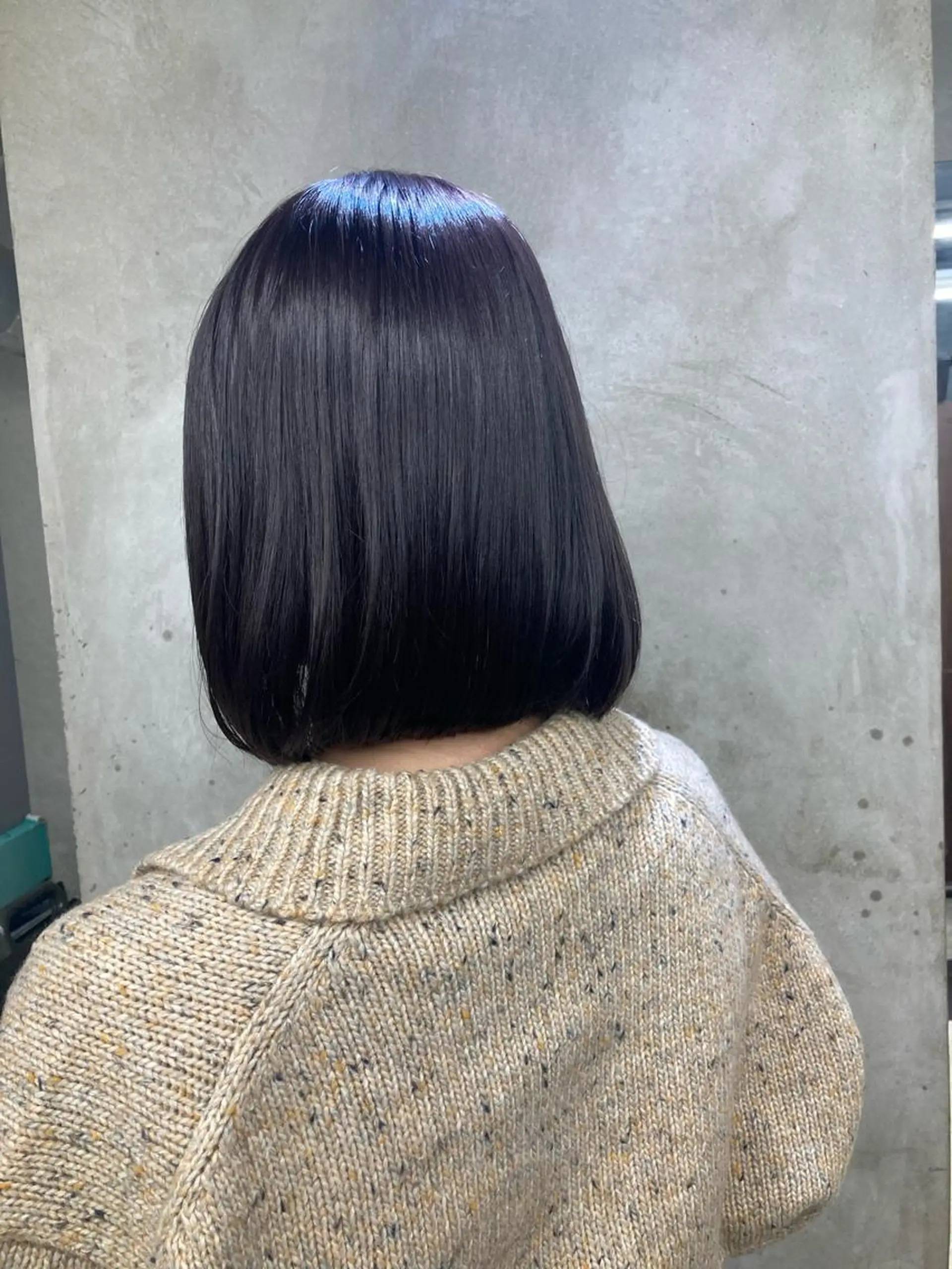 ショート カラー ディープラベンダー グレージュ ラベンダーカラー ラベンダーグレージュ ラベンダーグレー カット ヘアカラー トリートメント ブリーチ&似合せボブ 田中寛十のヘアスタイル