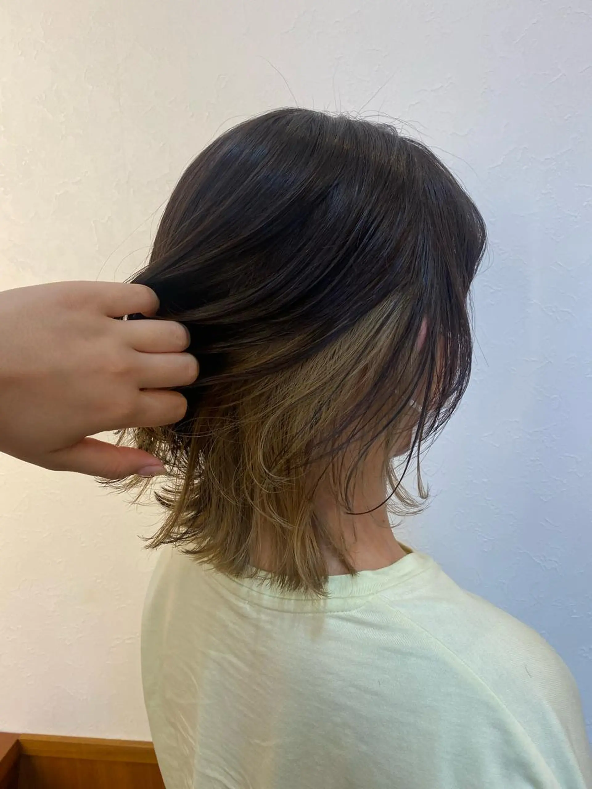 ミディアム カラー カット ヘアカラー トリートメント ✴︎ヒラガカナ✴︎ ECLAT HAIRのヘアスタイル