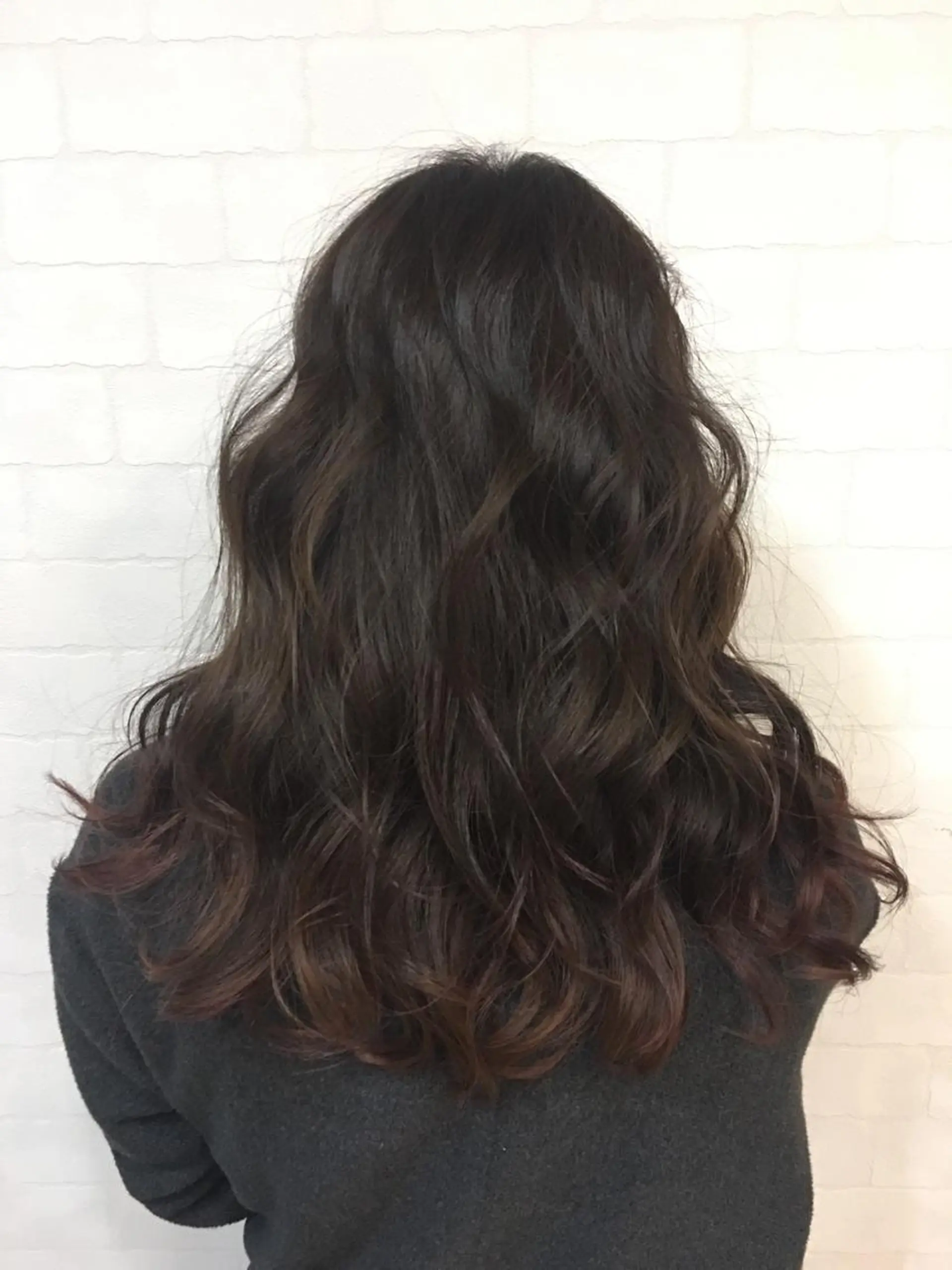 ロング カラー ブリーチ バイオレットカラー Agu  hair rupia 金沢店所属・金沢美容室/ 艶髪/夜営業/JINのヘアスタイル