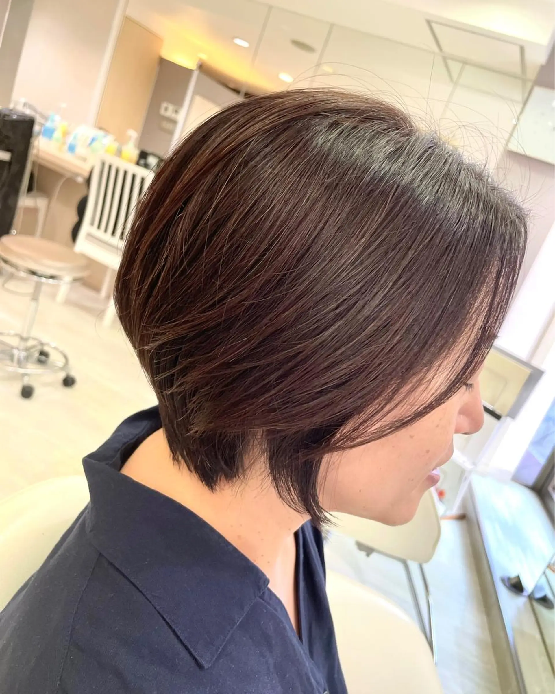ショート カラー ショートボブ ボブ ショートヘア カット ヘアカラー トリートメント チーフデザイナー 西川凌史のヘアスタイル