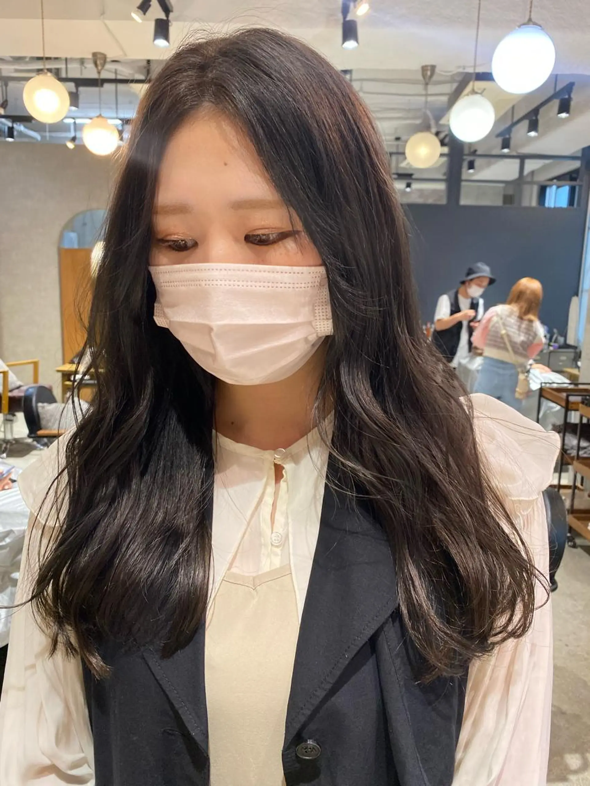 ロング カラー ブラウンカラー 透明感カラー カット ヘアカラー 透明感カラー 🩰asumiのヘアスタイル