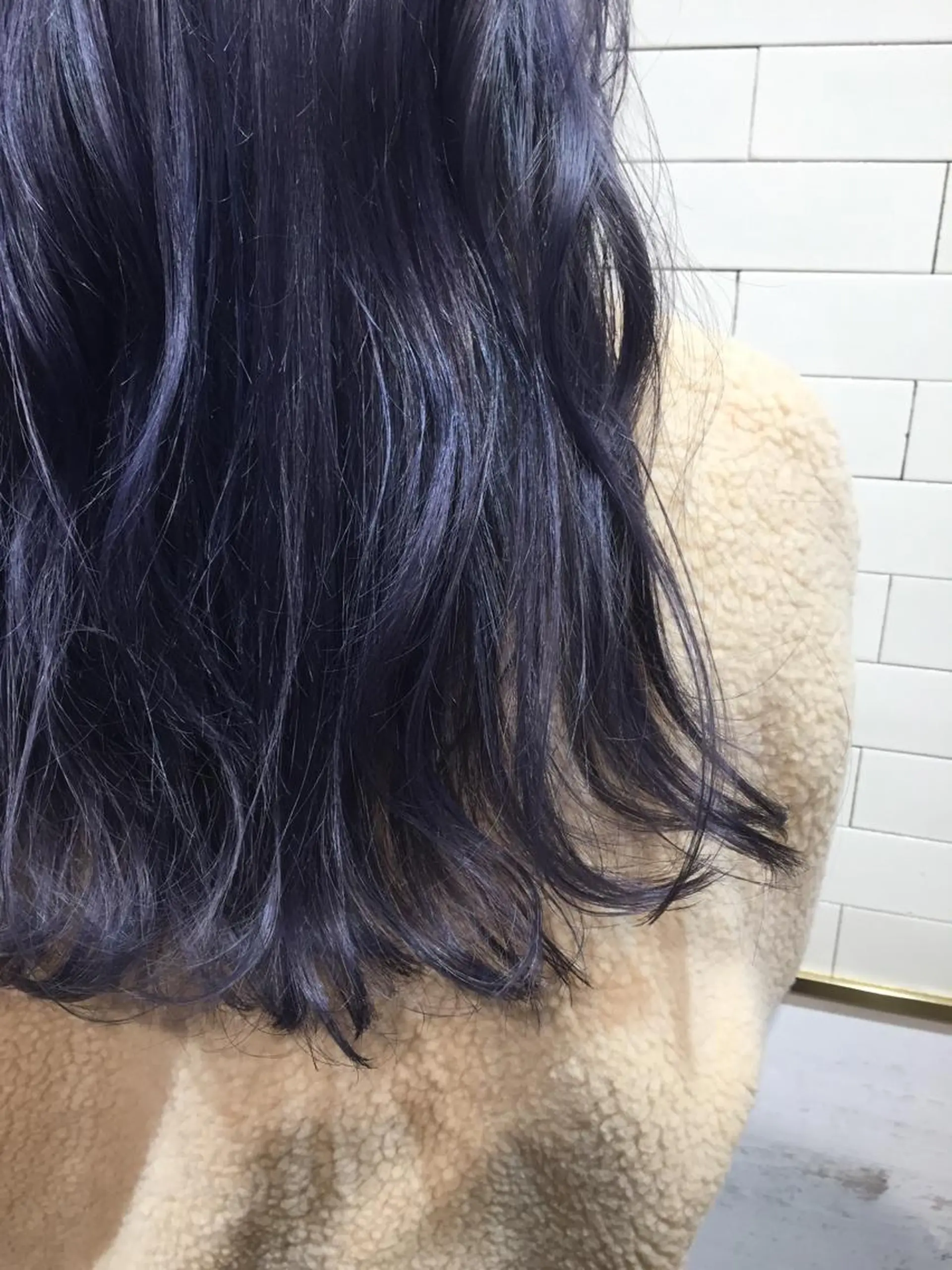 セミロング カラー トップスタイリスト 👑田添幹宜のヘアスタイル