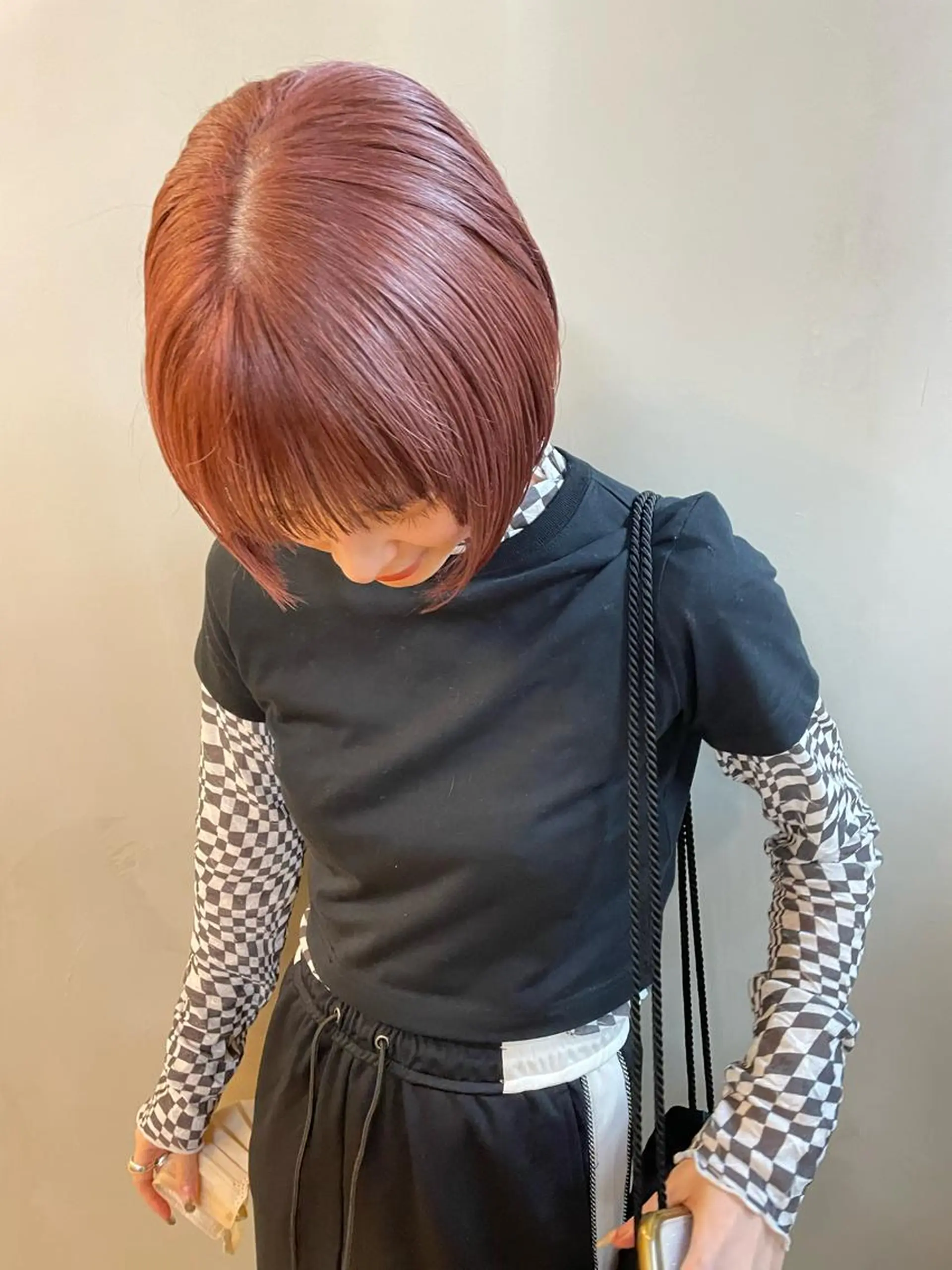 ミディアム カラー パーマ ヘアアレンジ メンズ キッズ ネイル マツエク・マツパ アイブロウ カット ヘアカラー トリートメント tatsumi/ボブ ウルフ/レイヤーのヘアスタイル