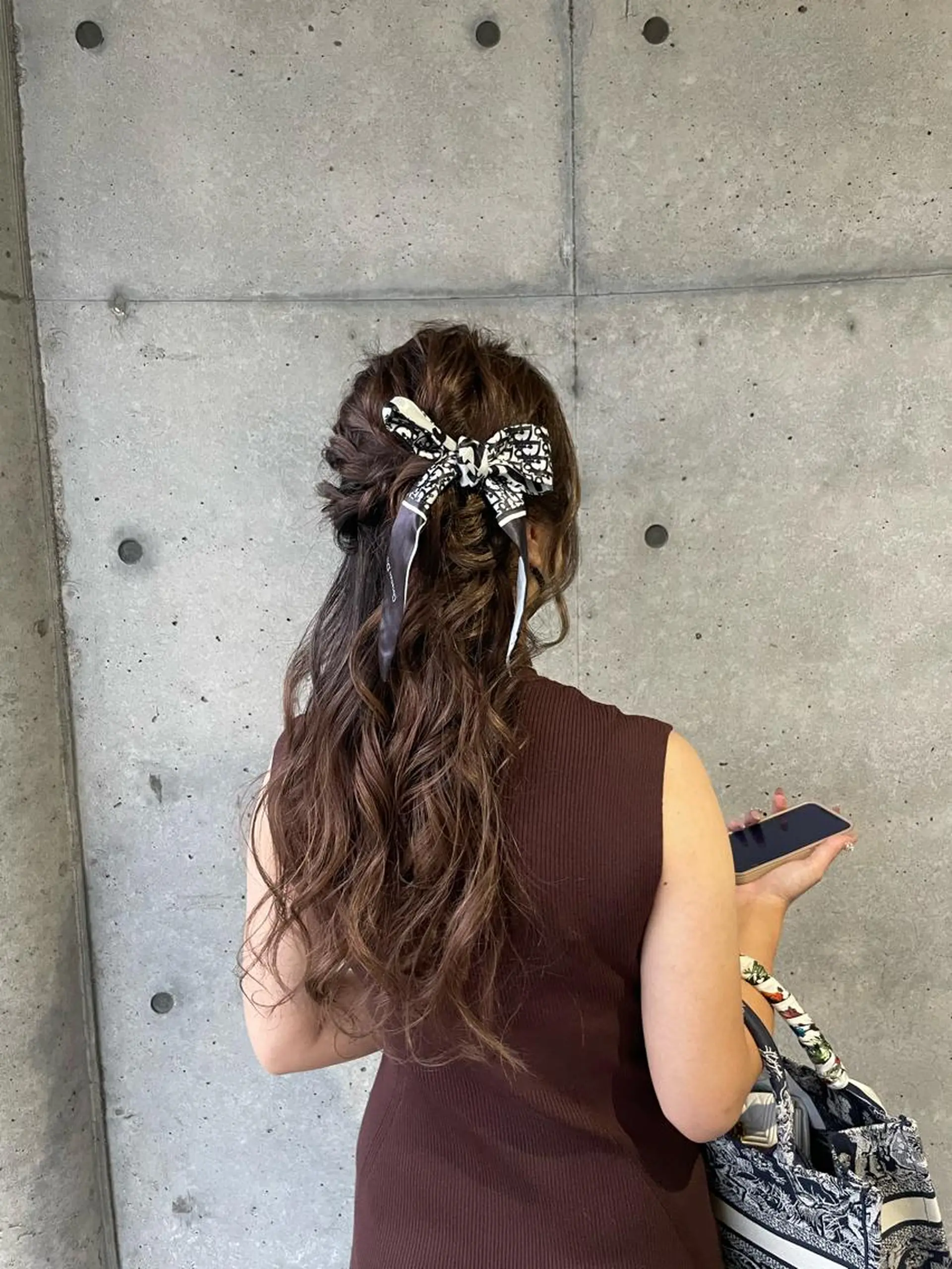 ヘアアレンジ ハーフアップ am eyelash salon所属・am eyelash ❁︎ kasumiのマツエク・マツパデザイン