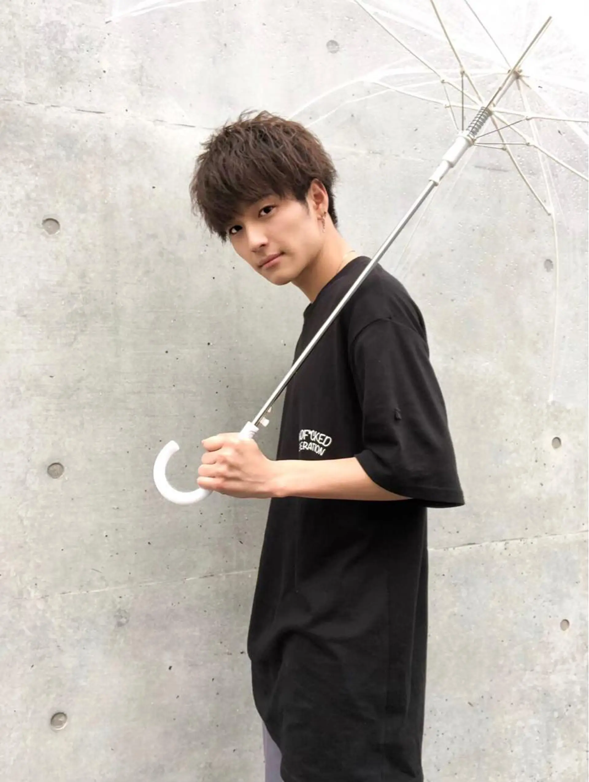 ショート カラー パーマ ヘアアレンジ メンズ キッズ 🟦ニュアンス/メン ズパーマ横浜🟦のヘアスタイル