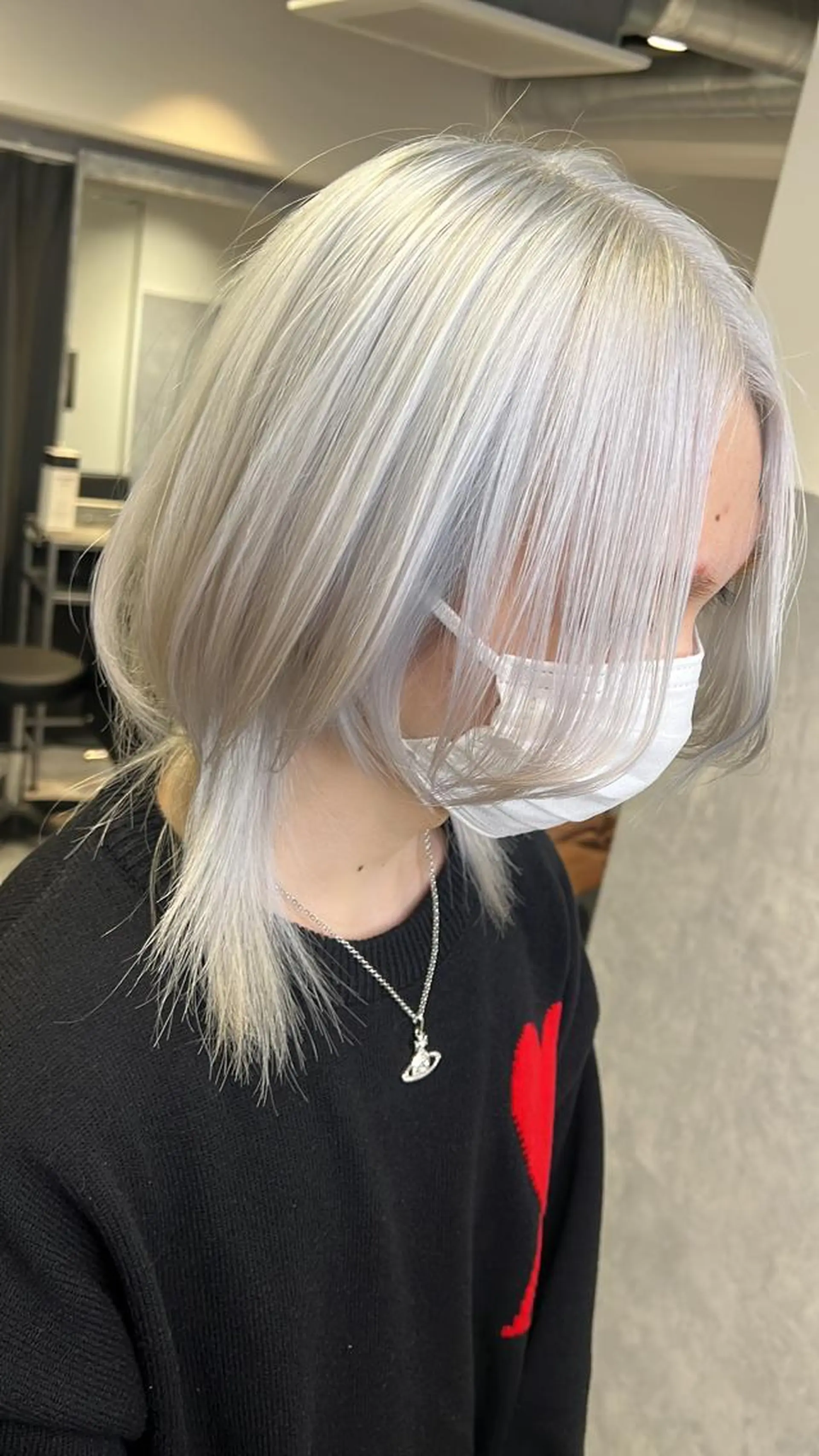 カラー メンズ mimiiy梅田 中崎町ハイトーンのヘアスタイル