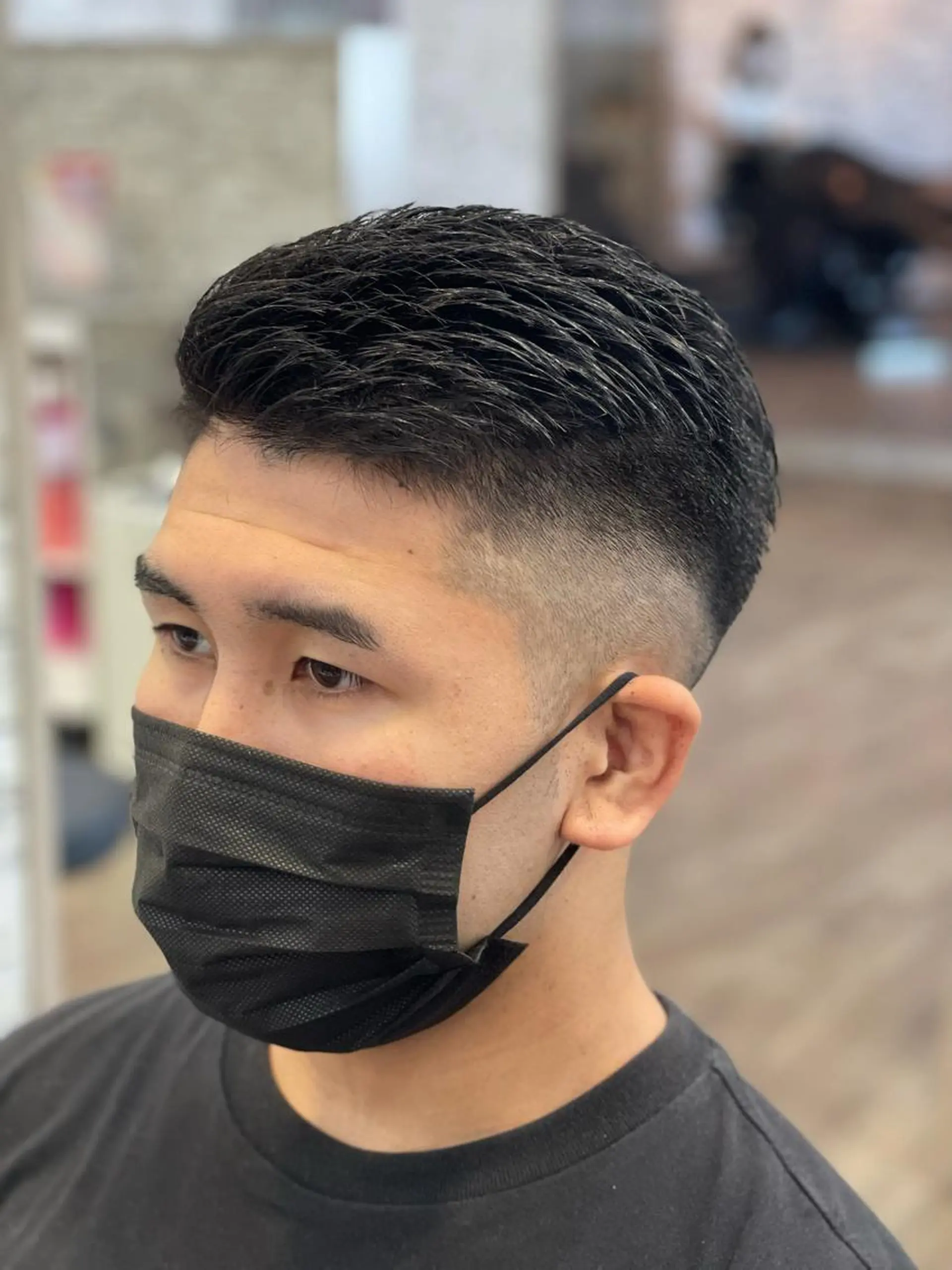 ショート メンズ フェードカット カット 石崎 直也のヘアスタイル