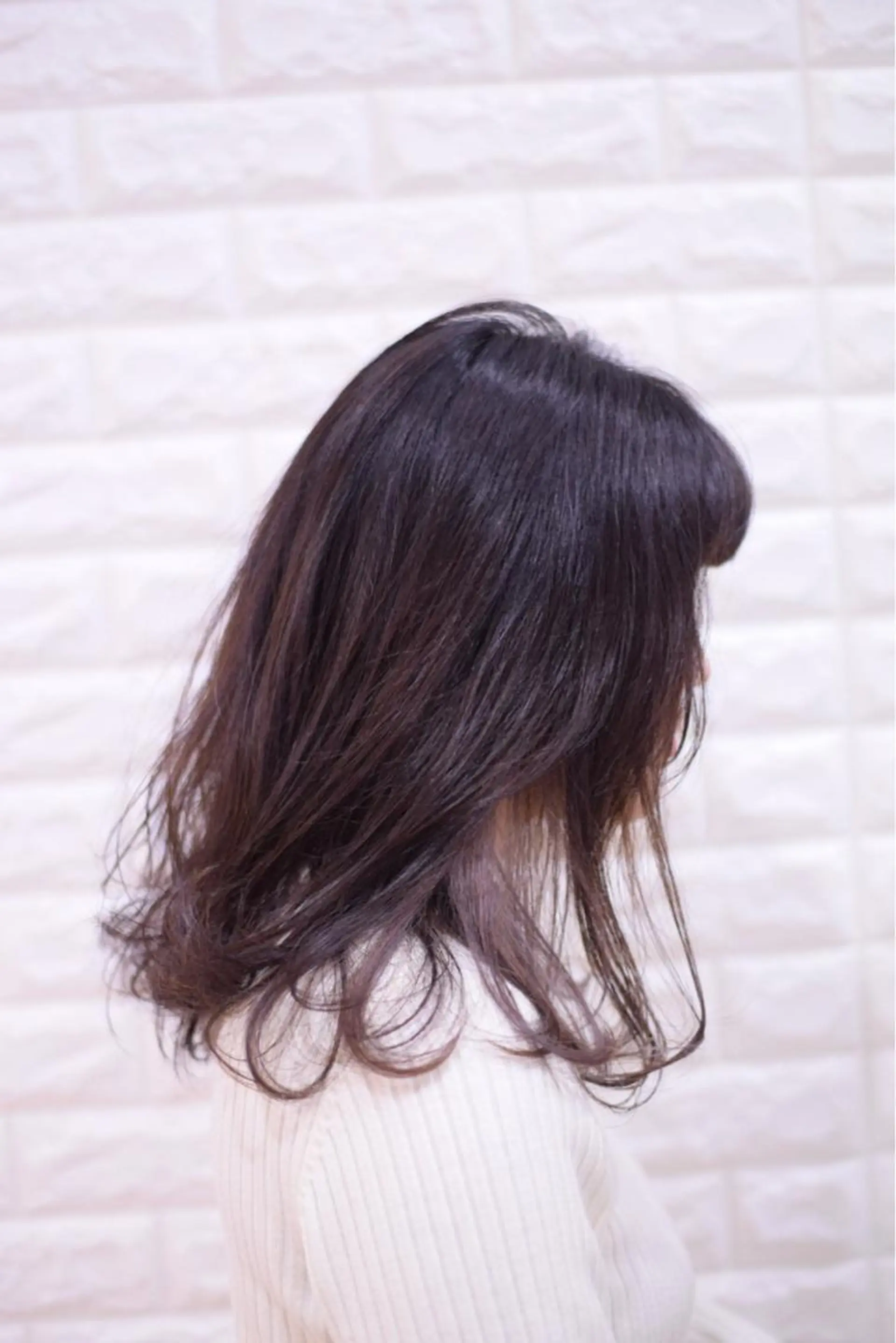 カラー ラベンダーカラー ハイトーンカラー RYUのヘアスタイル