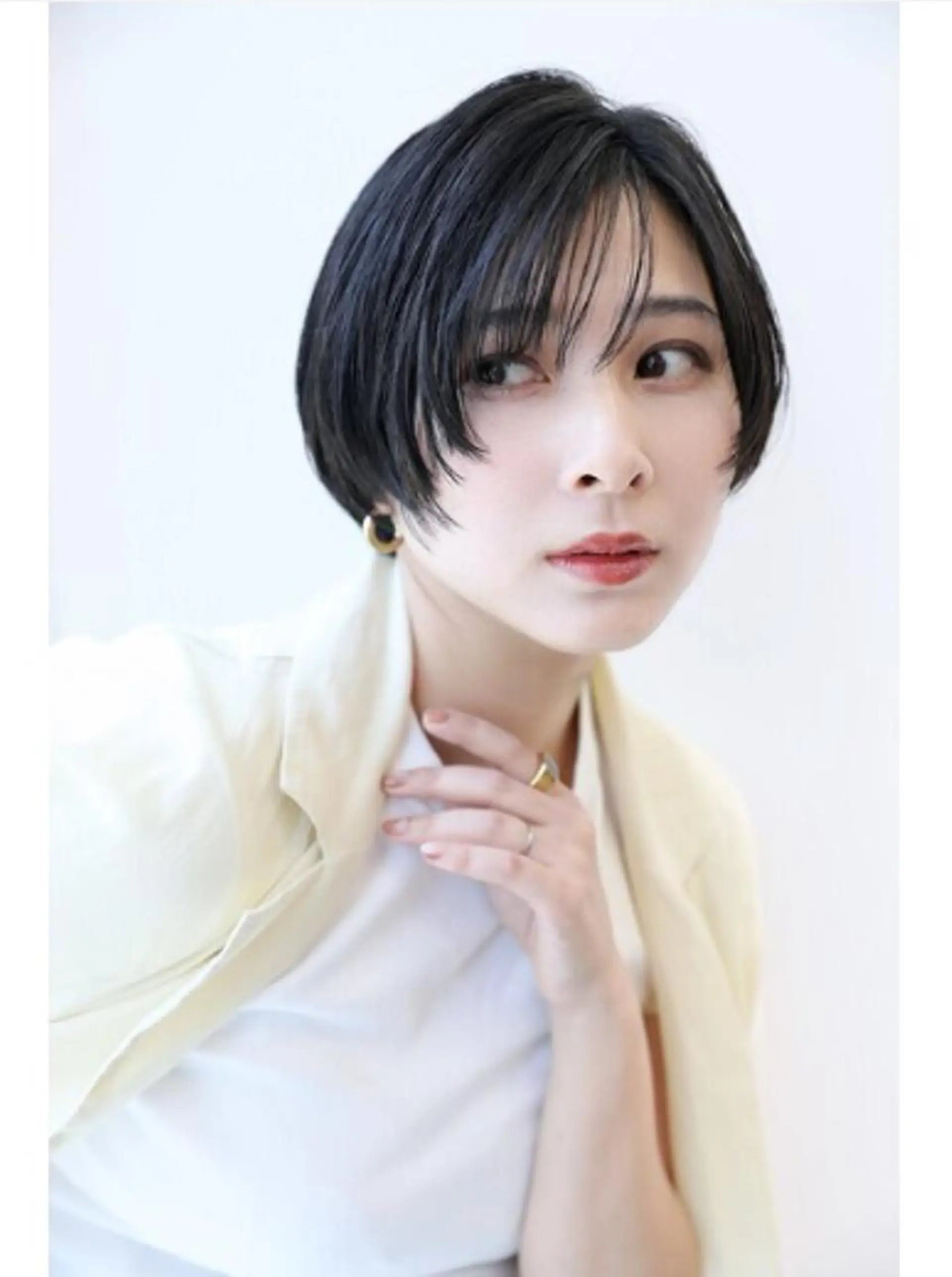 ショート カラー ボブ/ナチュラル 西宮北口/みなみのヘアスタイル