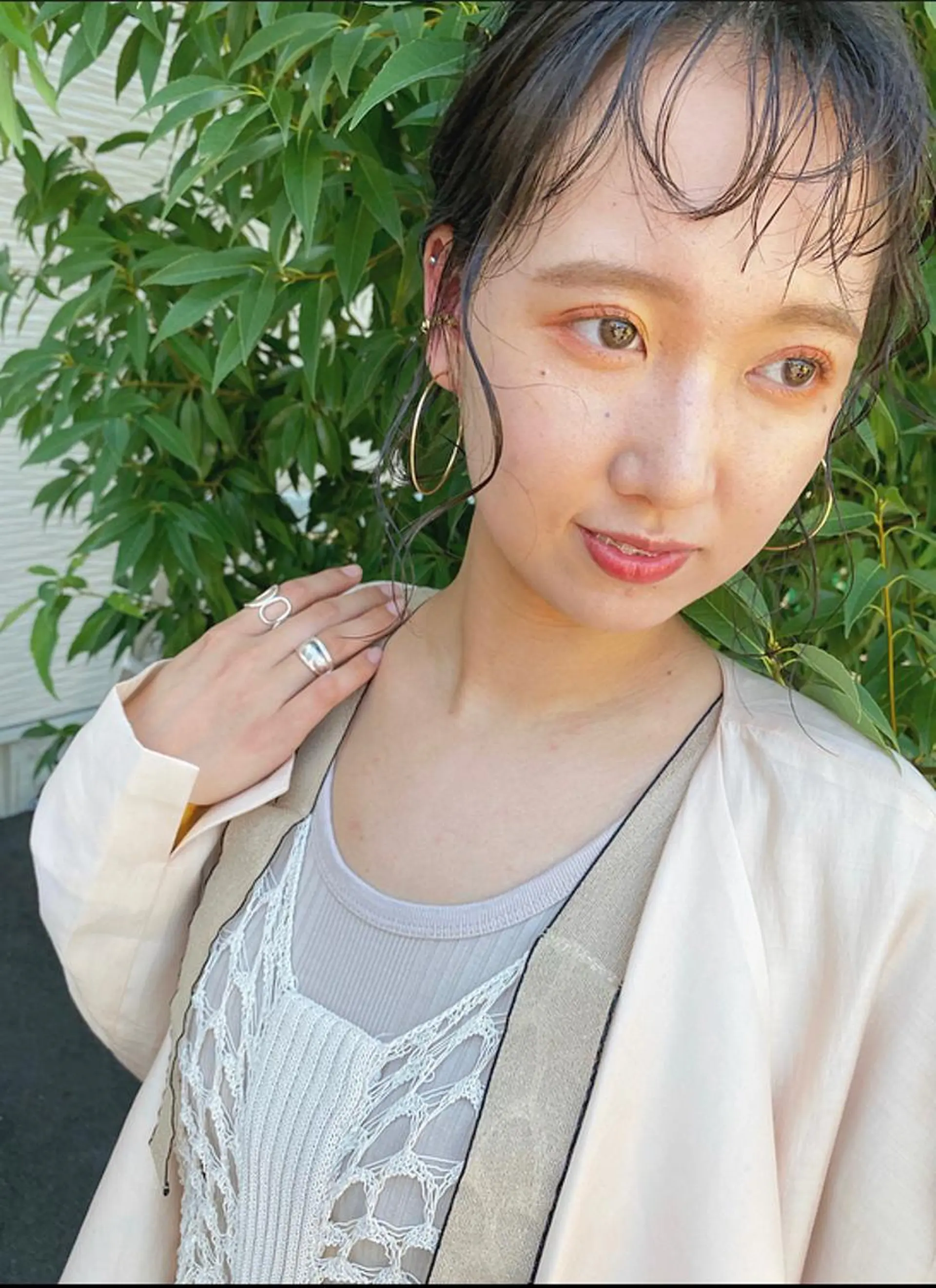 ミディアム カラー オレンジ カット ヘアカラー トリートメント 【浜松・豊橋】 ニシモトのヘアスタイル