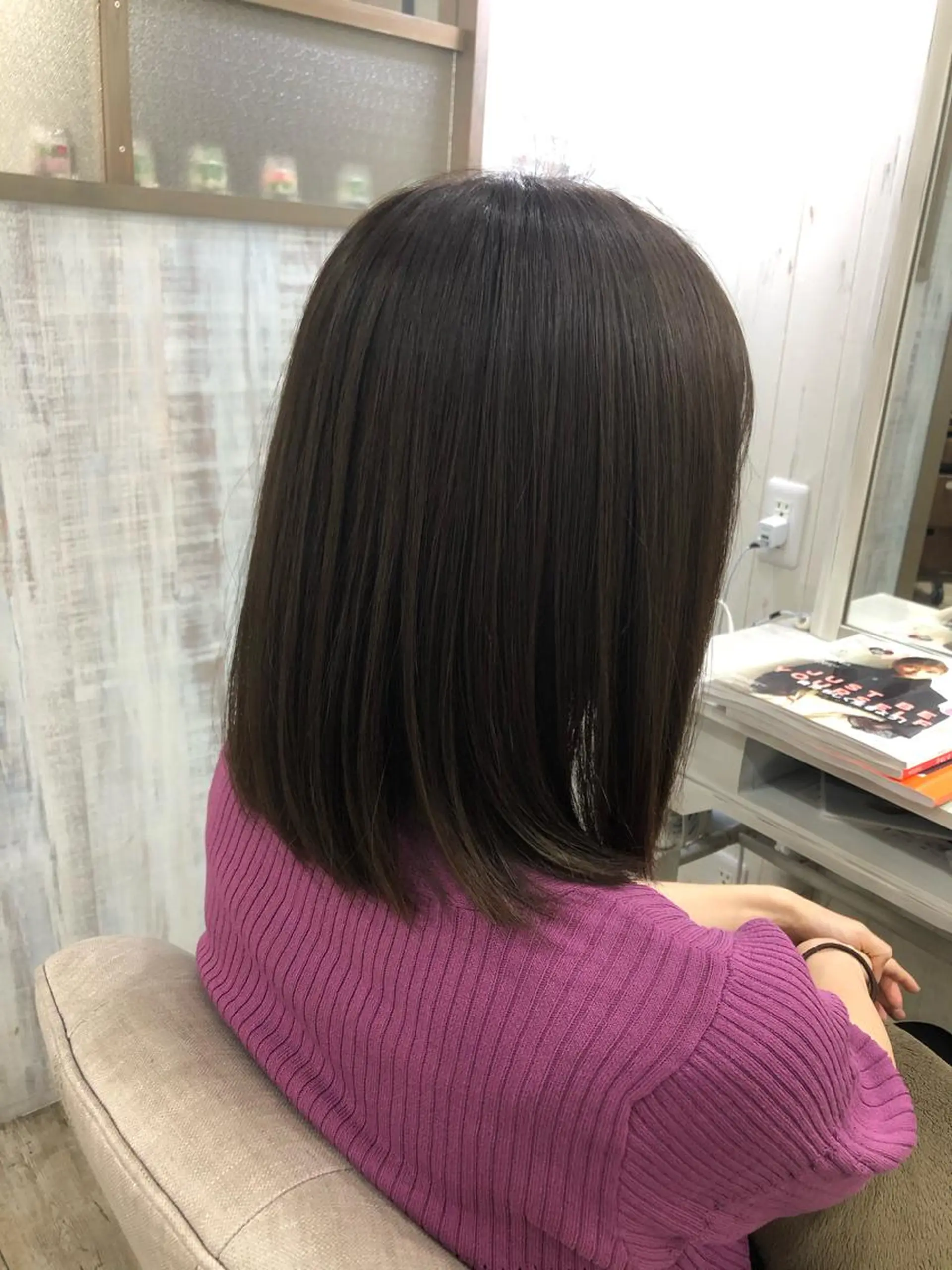カラー カット 縮毛矯正 トリートメント イシジマ タカナリのヘアスタイル