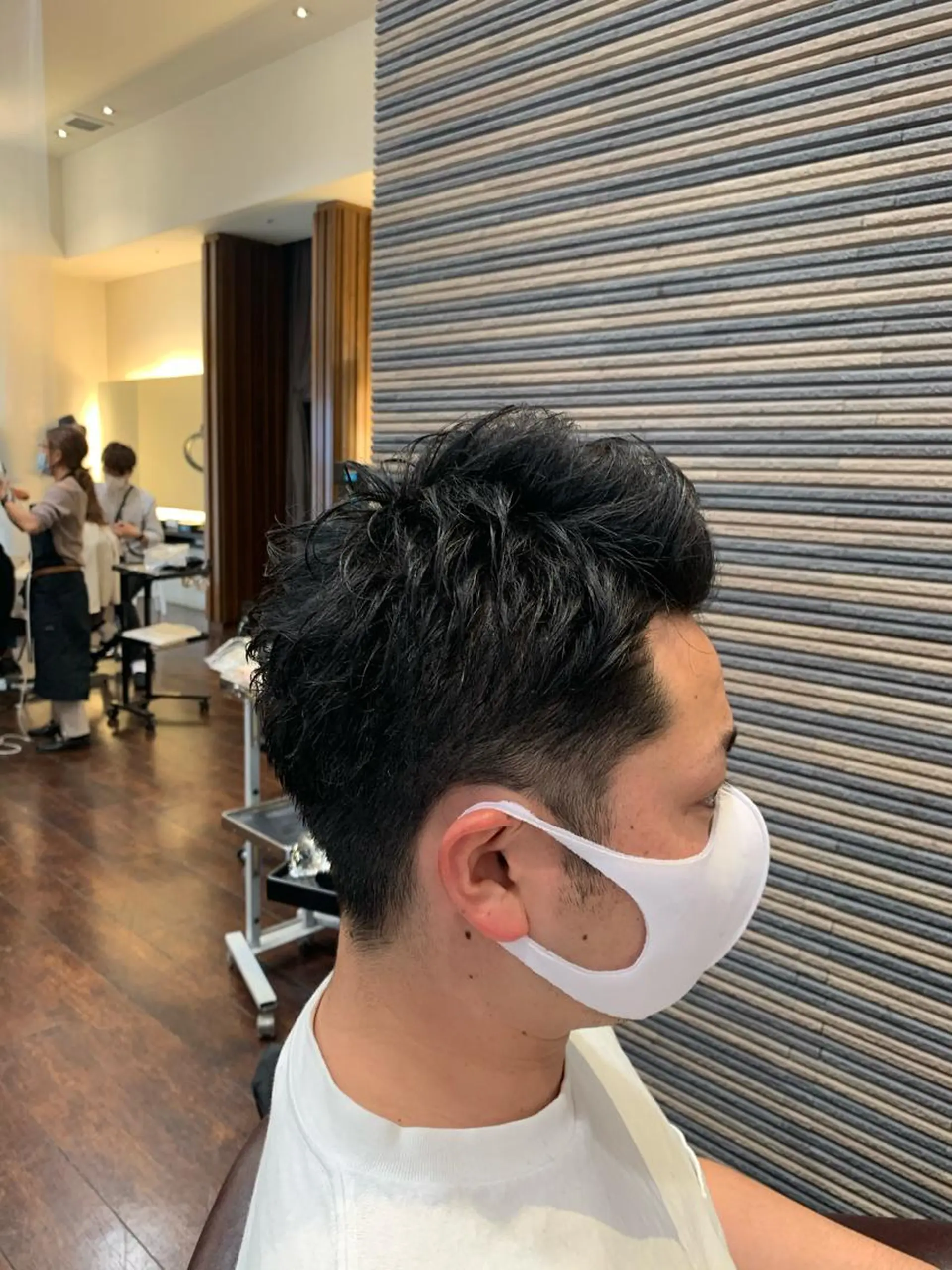 ショート メンズ メンズパーマ くせ毛 ショートヘア 髪質改善/縮毛矯正 齊藤謙介のヘアスタイル