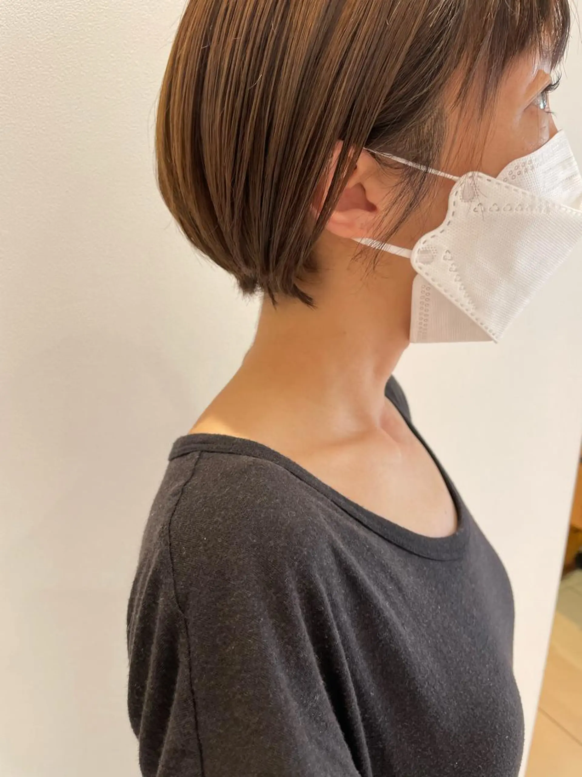 ショート ショートボブ ボブ ショートヘア カット ヘアカラー トリートメント 🪴酒井 可南子🪴のヘアスタイル