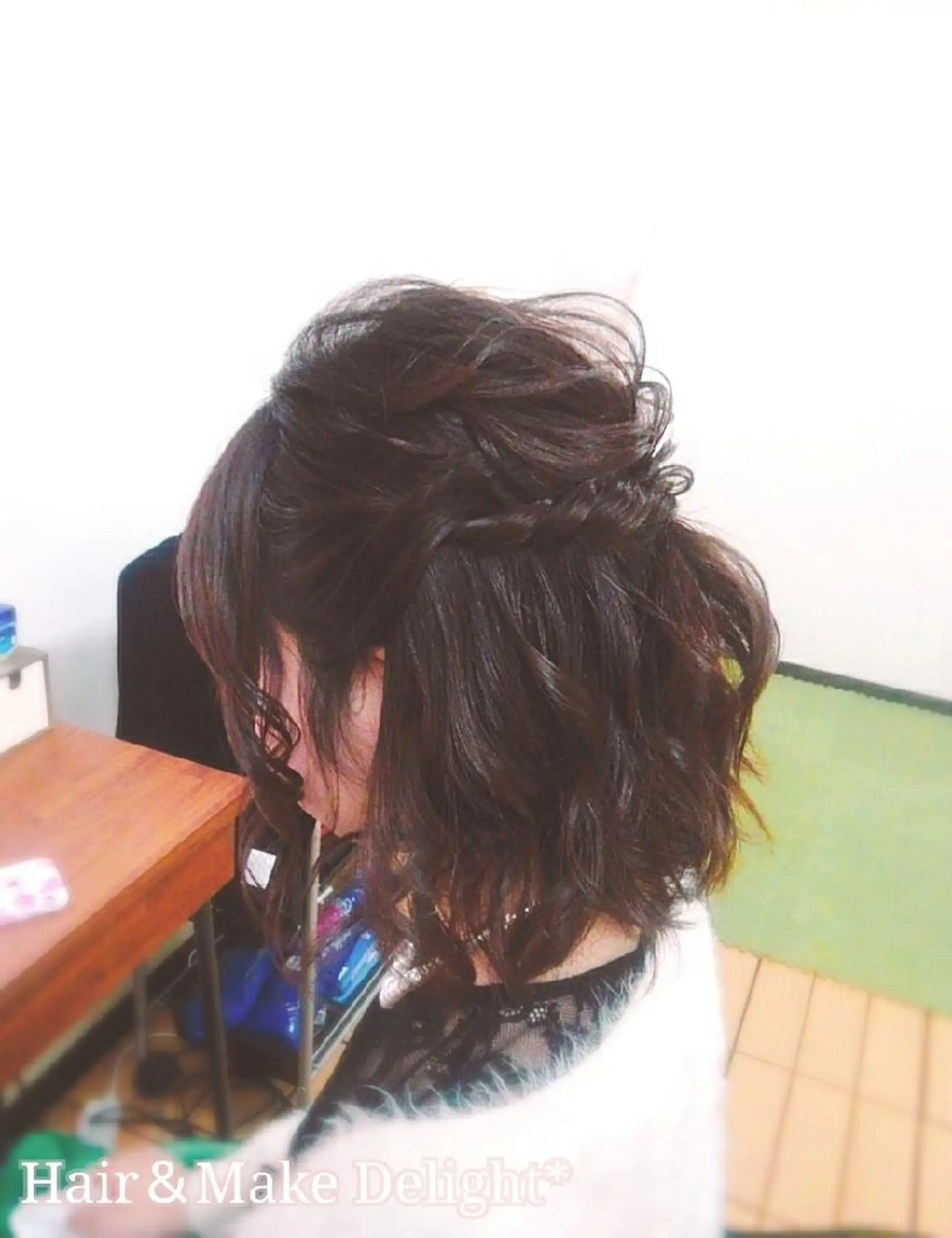 ミディアム ヘアセット Hair&Make  Delight*のヘアスタイル