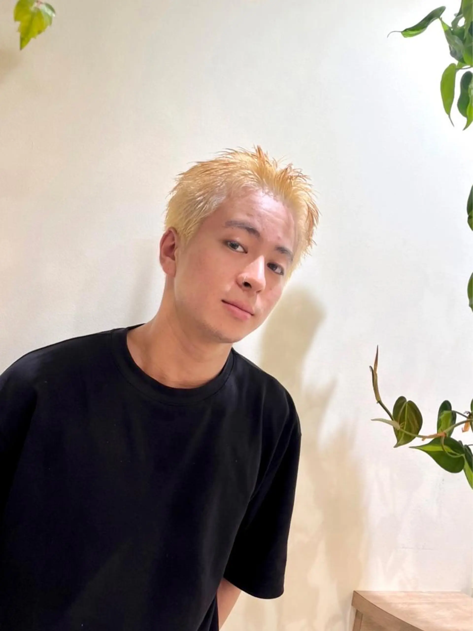 ショート カラー メンズ メンズショート ショートヘア ヘアカラー CANAAN hair salon 表参道店所属・🌿‬ナチュラルヘア /パーマ/蒼真🍃のヘアスタイル