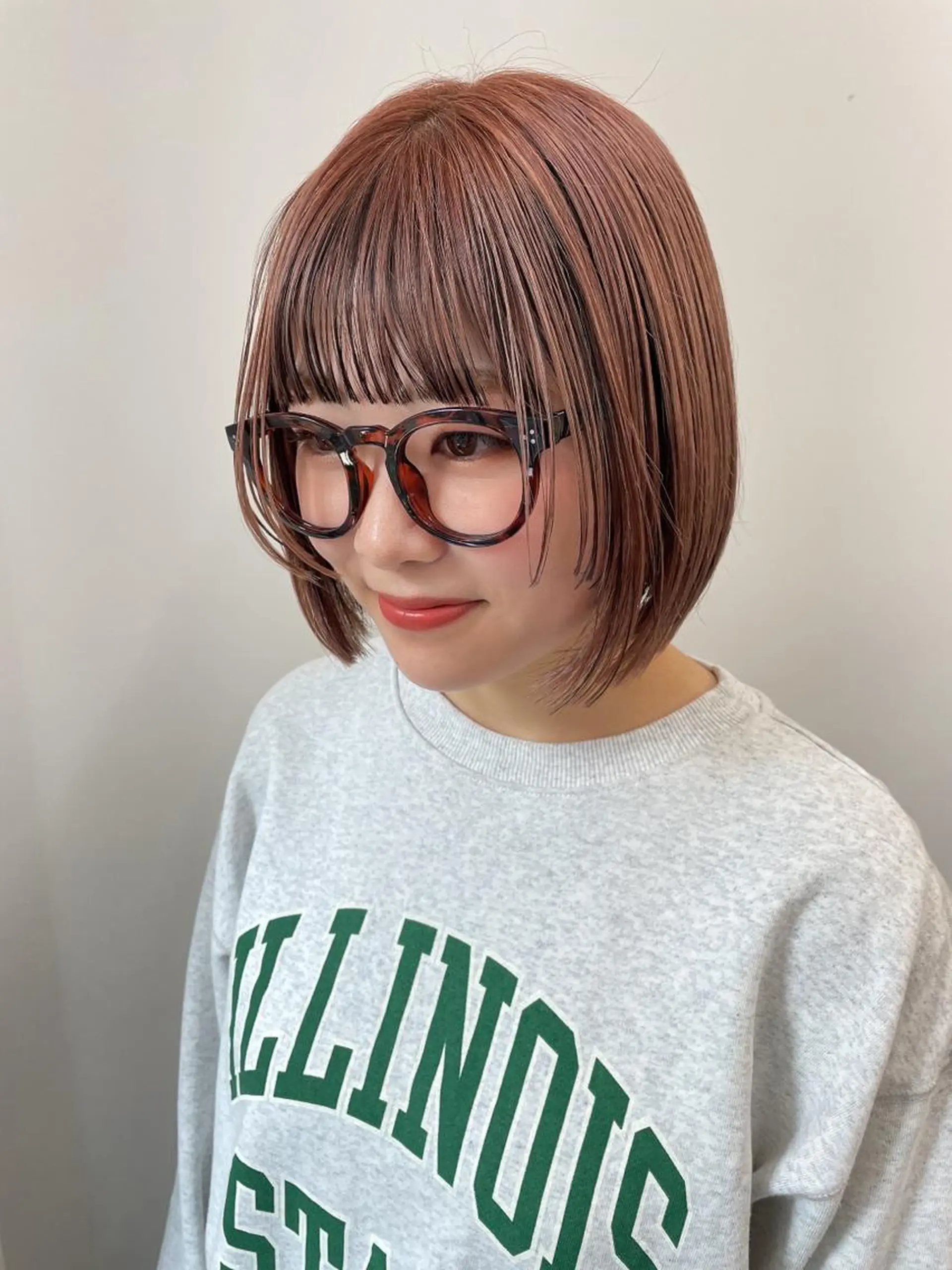 ミディアム カラー 似合わせスタイリスト 🌙ｃｈｉｎａｒｉのヘアスタイル