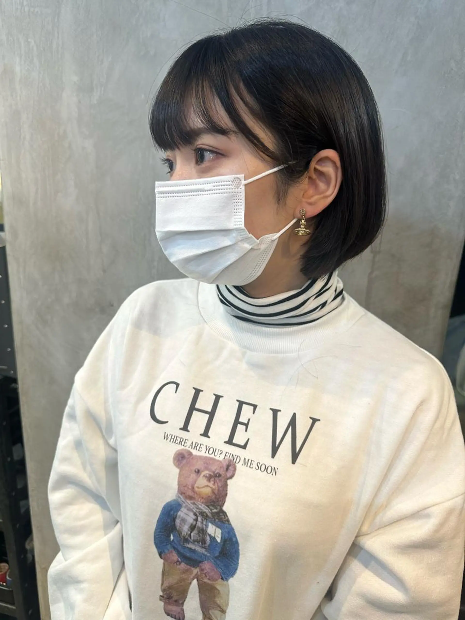 ショート カラー ヘアアレンジ ボブ stylist/蛯谷 珠里のヘアスタイル
