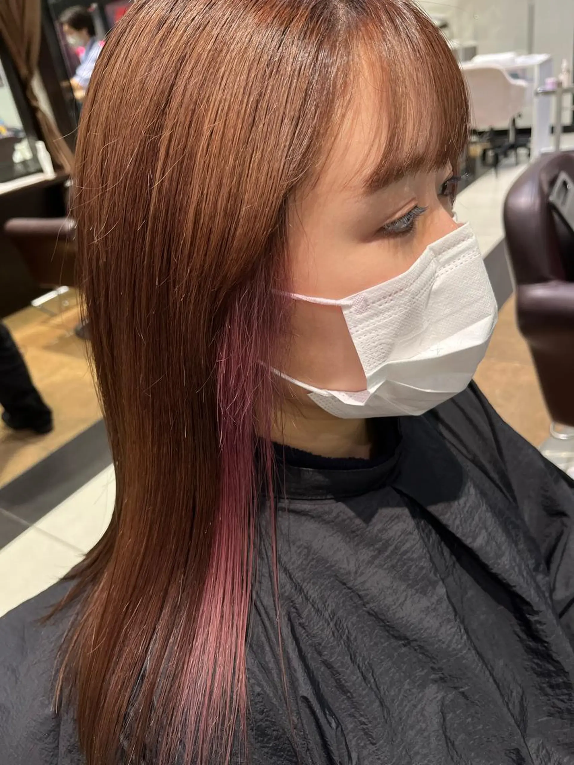セミロング カラー ヘアカラー 艶髪／クロスパーマ ♡Tsuzumiのその他イメージ