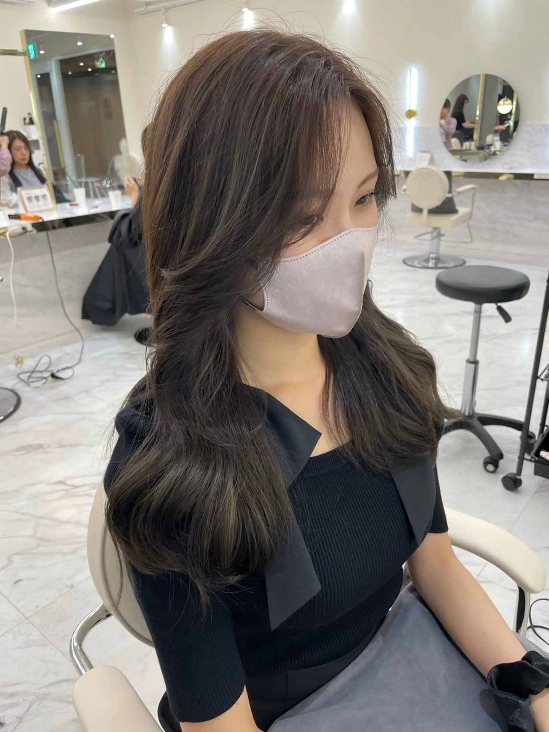ロング カラー ヘアアレンジ 透明感カラー グレージュ 髪質改善 カット ヘアカラー トリートメント 髪質改善支持率 NO.1🌹松野力也のヘアスタイル