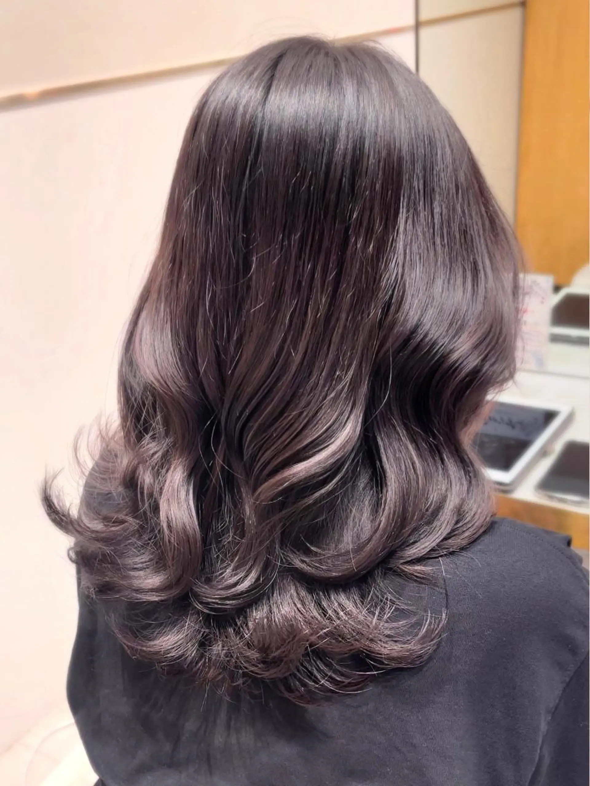 ミディアム カラー 顔周り特化/韓国ヘア /レイヤー/吉野幸大のヘアスタイル