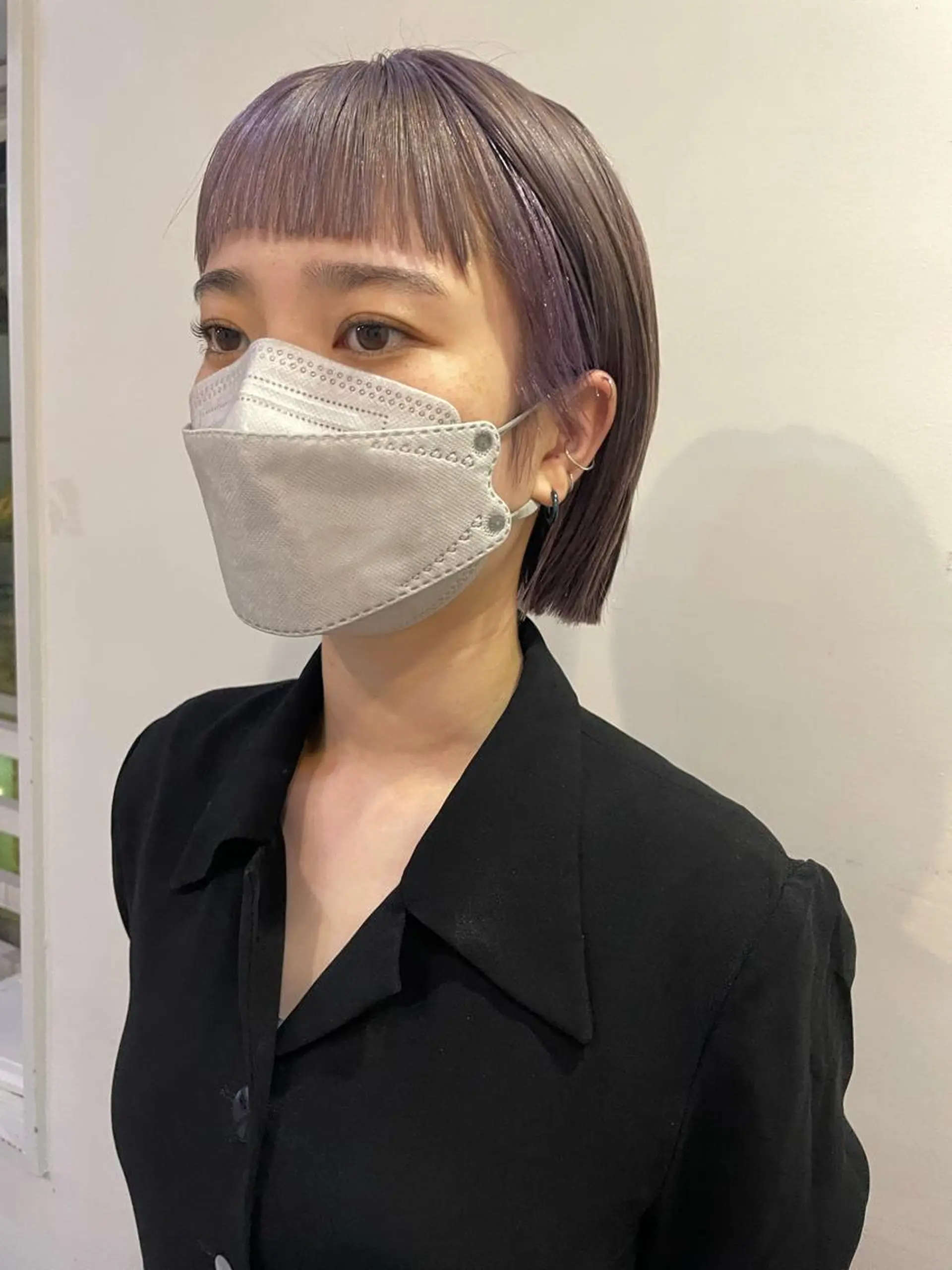 ショート カラー silo所属・silo MOKA 顔周りカット🦦のヘアスタイル