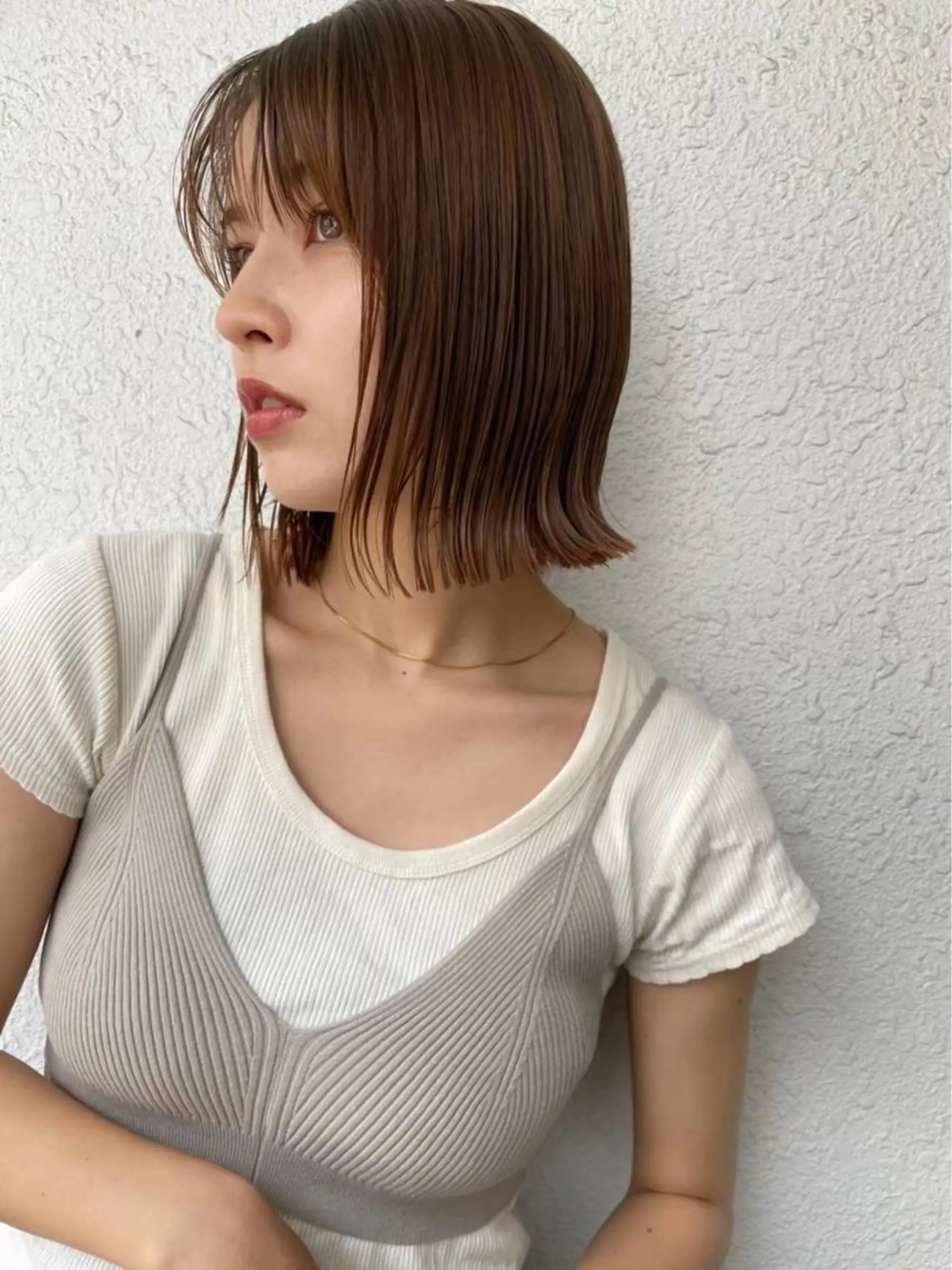 ショート カラー カット ヘアカラー 韓国レイヤー 店長　渡部晃輝のヘアスタイル