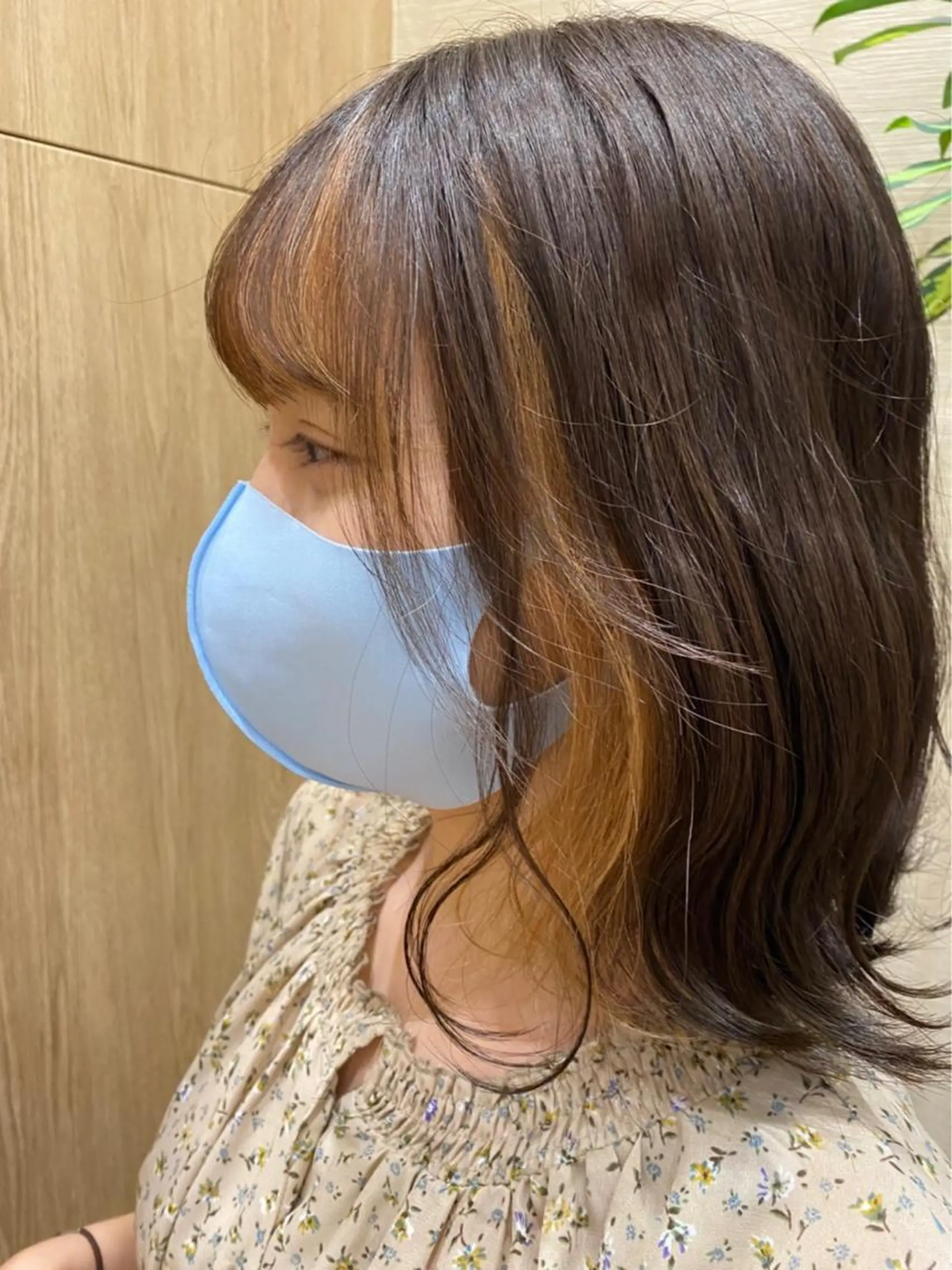 セミロング ミストバング Yui ユイのヘアスタイル