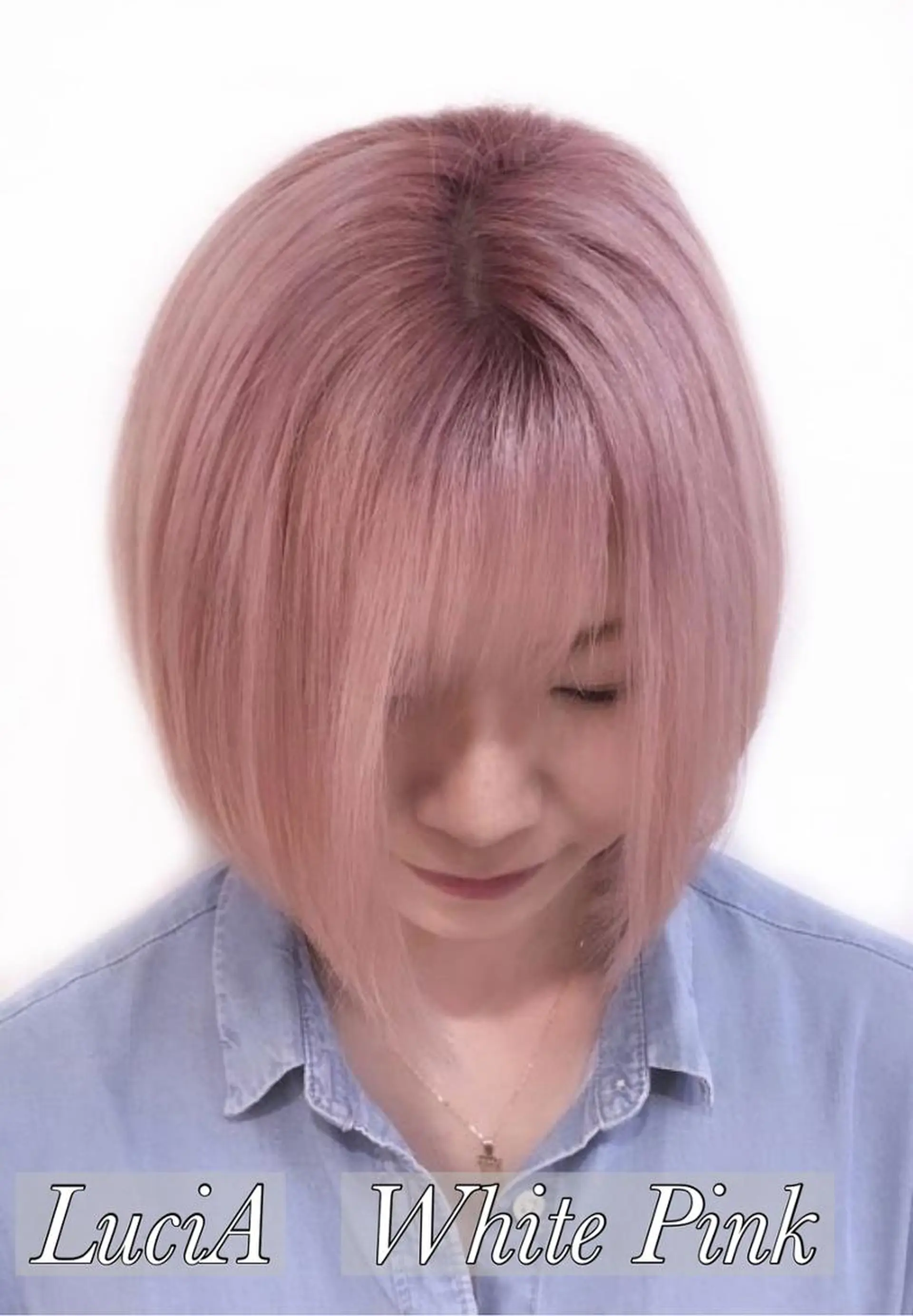 ロング カラー シールエクステ アディクシーカラー バレイヤージュ ブリーチ ケアブリーチ LuciA/エクステ カラーのヘアスタイル