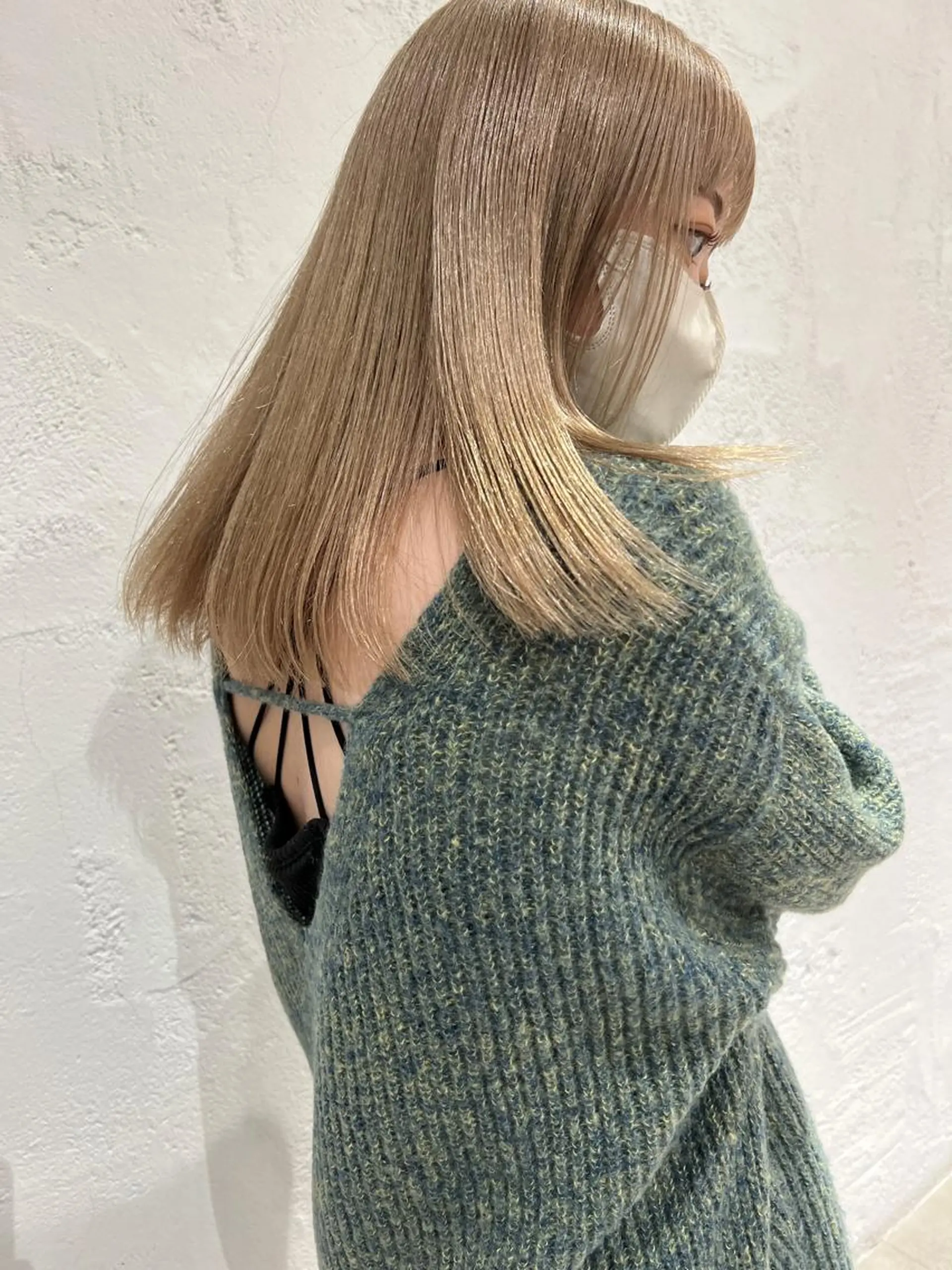 セミロング カラー ヘアアレンジ ブロンド カット ヘアカラー トリートメント 🌿ショートカット/ パーマ/淳平のヘアスタイル