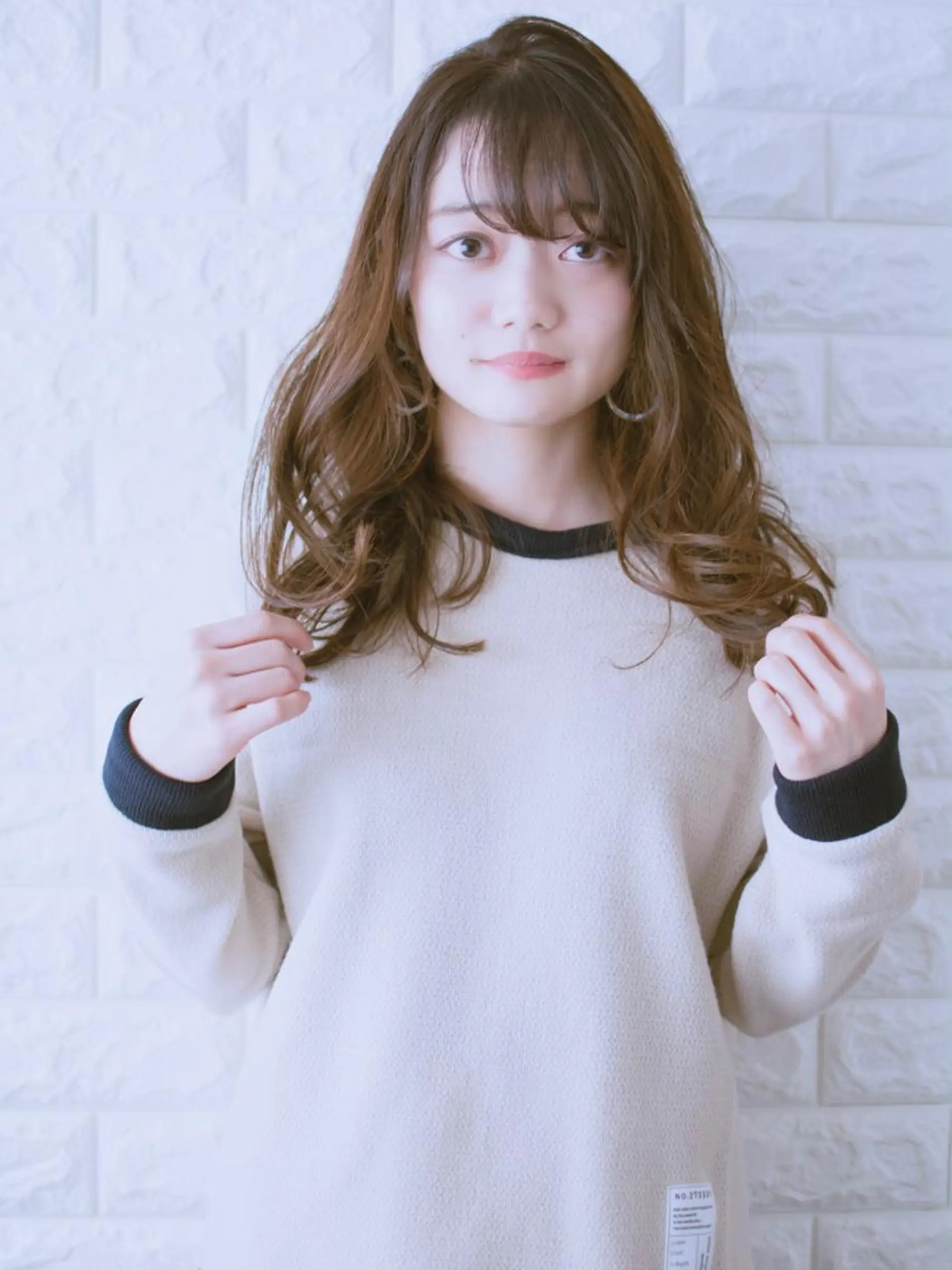 セミロング カラー ショートボブ ベージュカラー ブルーカラー ブルージュ グレージュ 撮影モデル 斉藤 正敏のその他イメージ