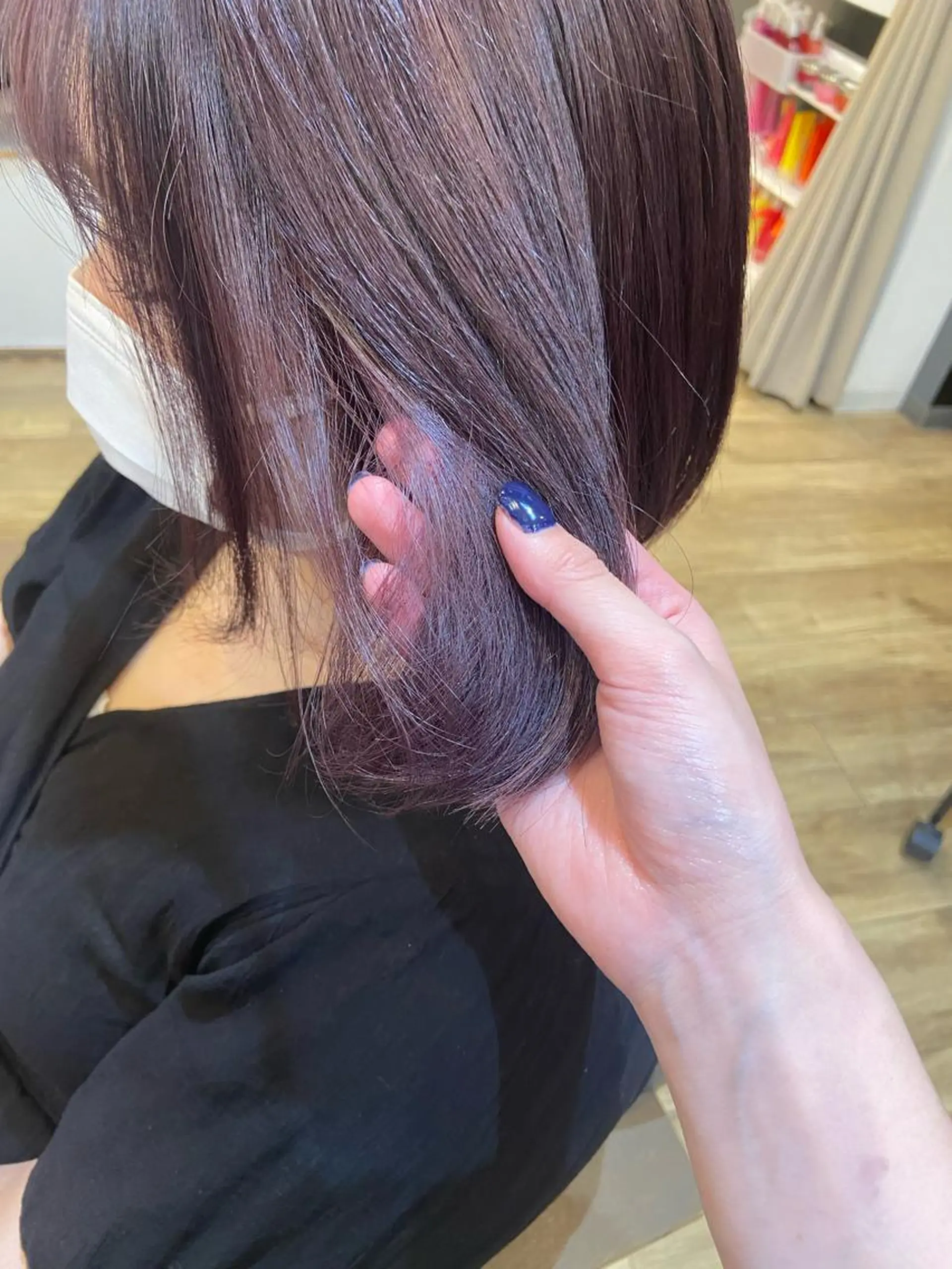 ショート カラー ハラダ ヒナミのヘアスタイル