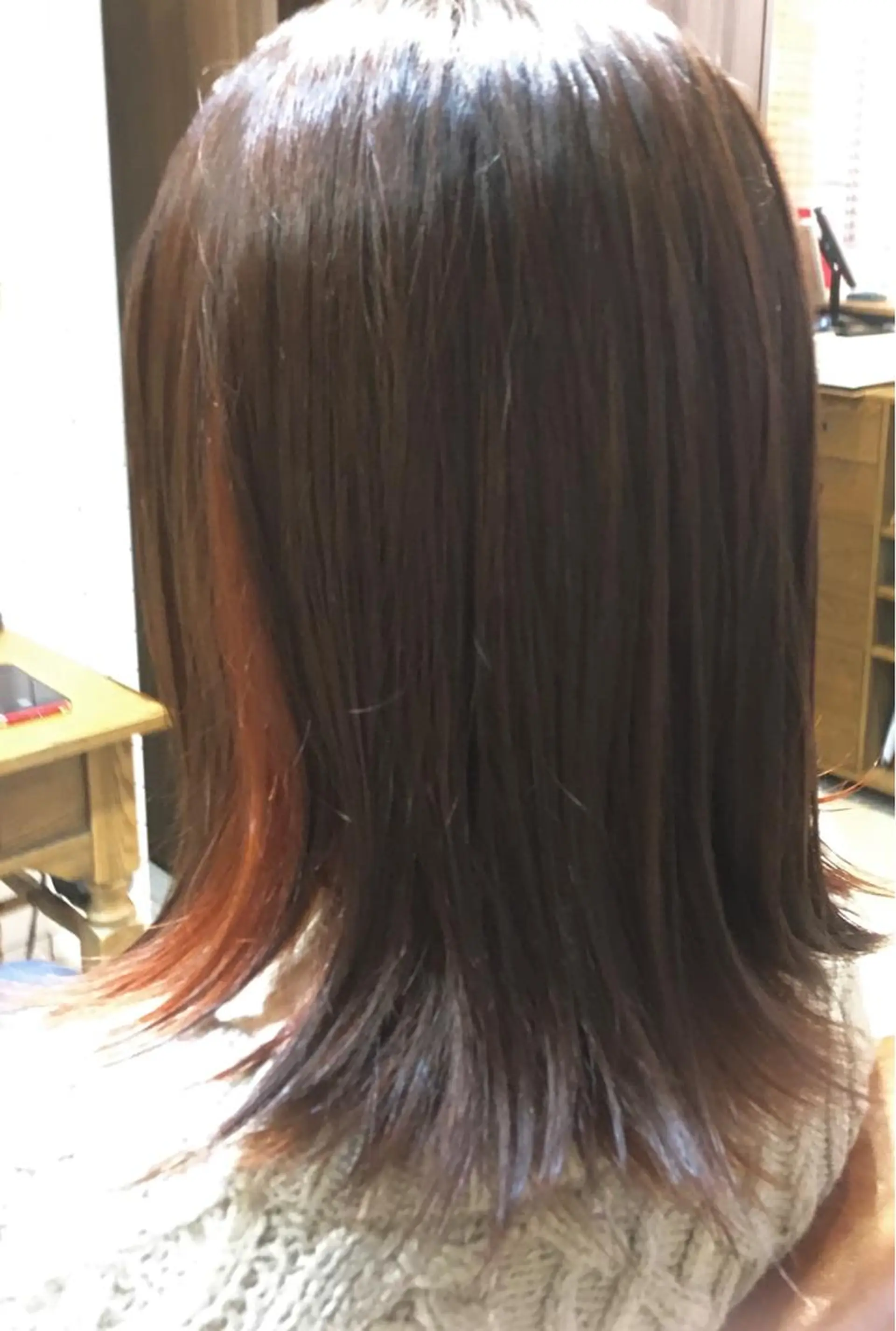 ミディアム カラー イヤリングカラー fossette hair&eyeのマツエク・マツパデザイン