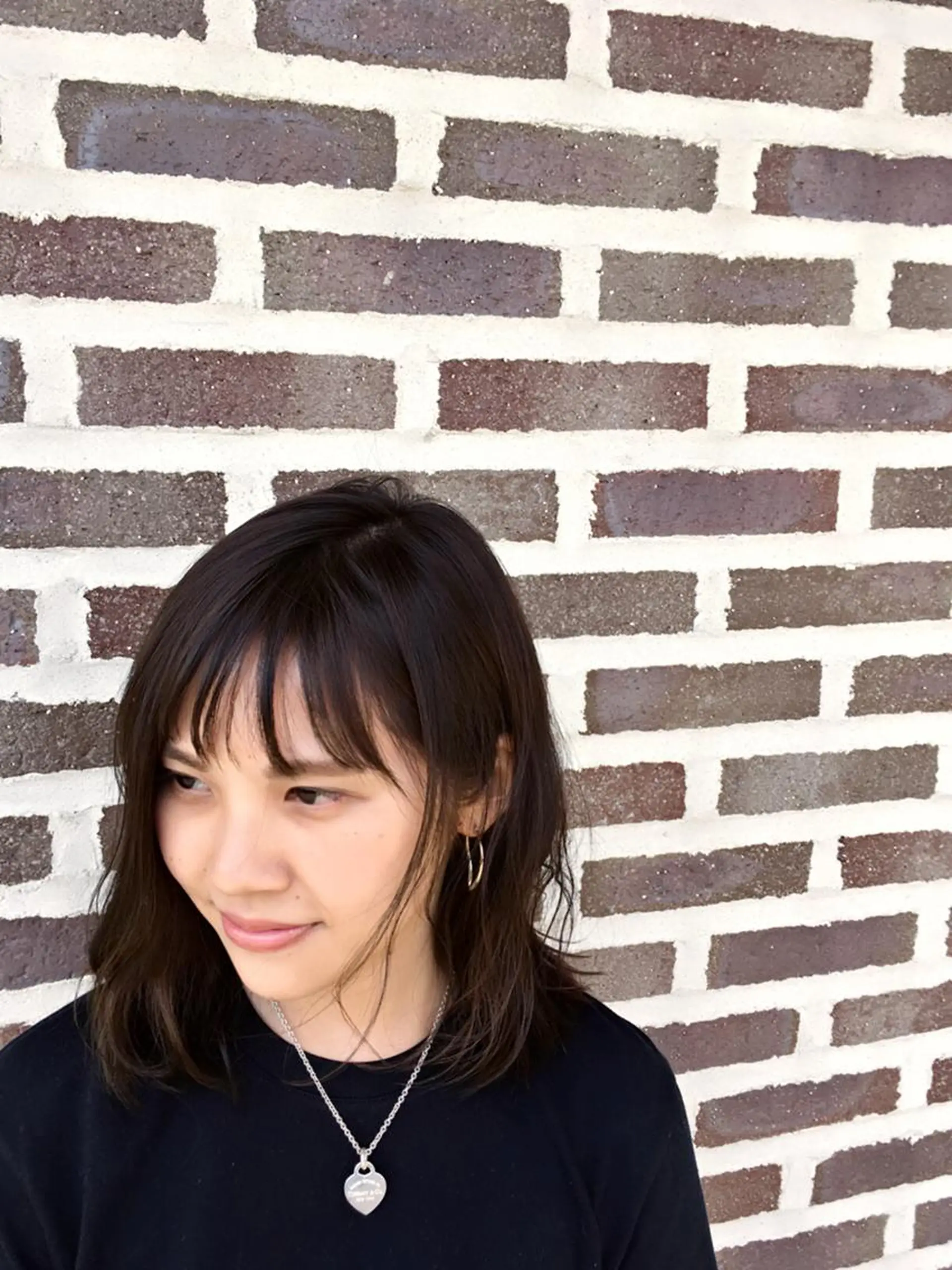 ミディアム カット 縮毛矯正 中野  淳のヘアスタイル