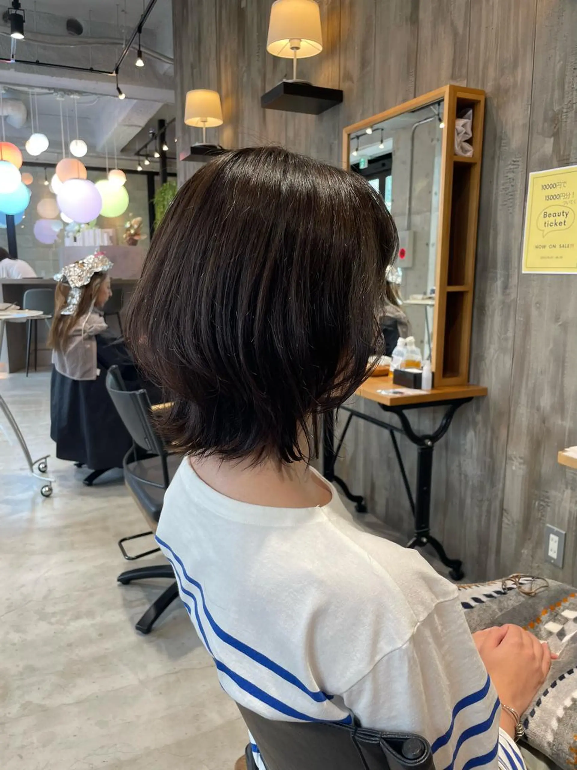 セミロング 三好 祐希のヘアスタイル