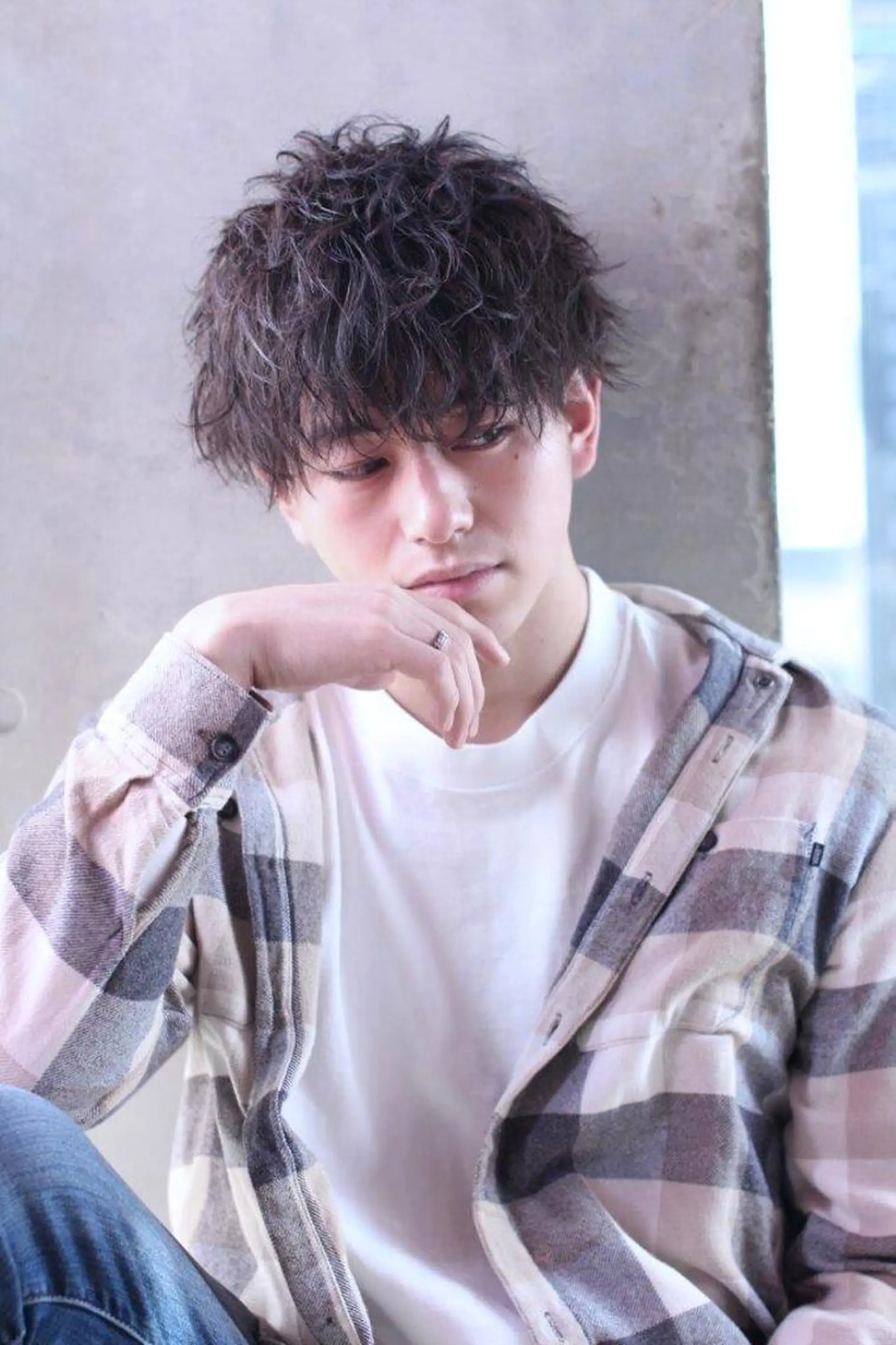 カラー パーマ メンズ 【メンズ特化】 ムネカタ アキトのヘアスタイル