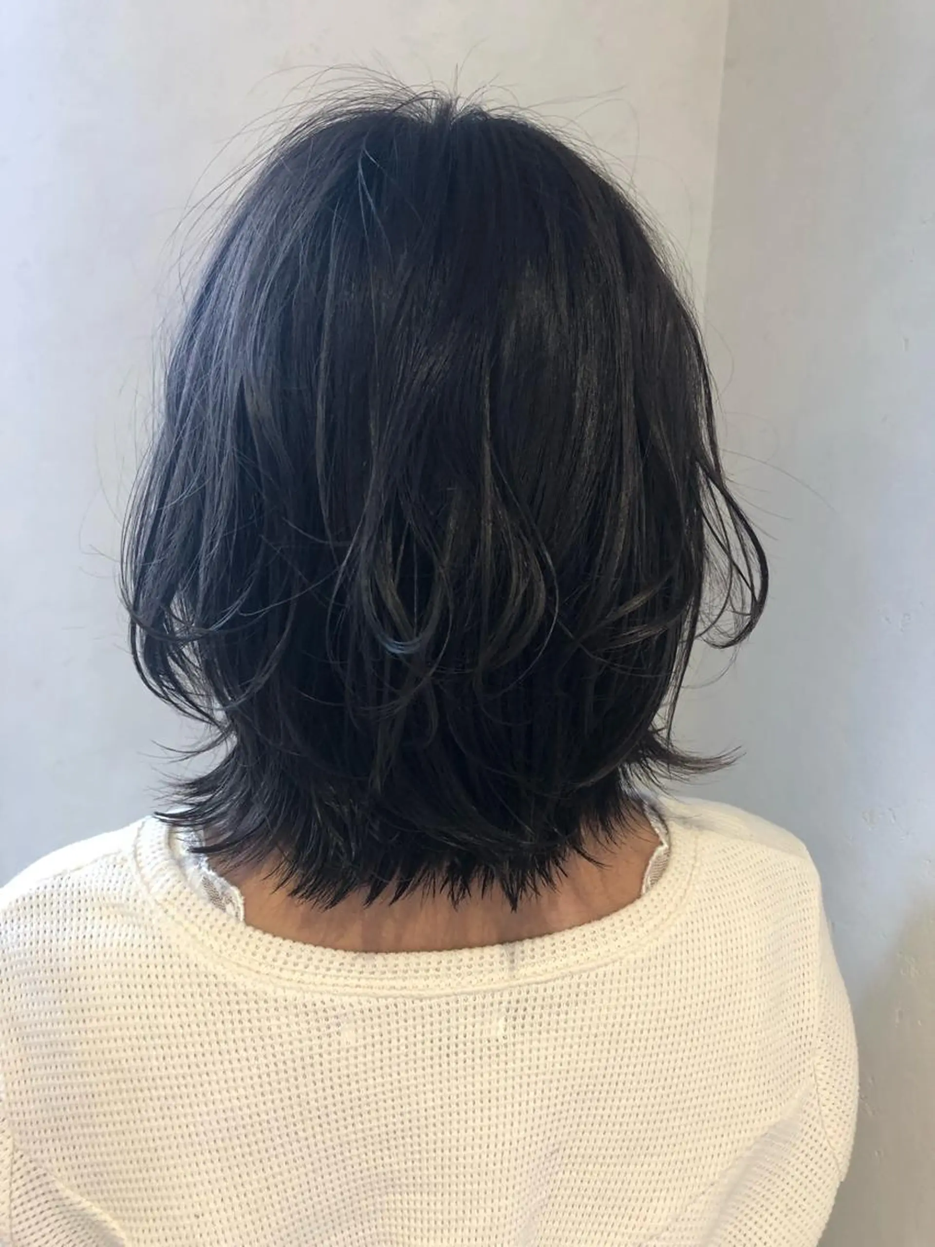 ミディアム カラー bococa りんのヘアスタイル