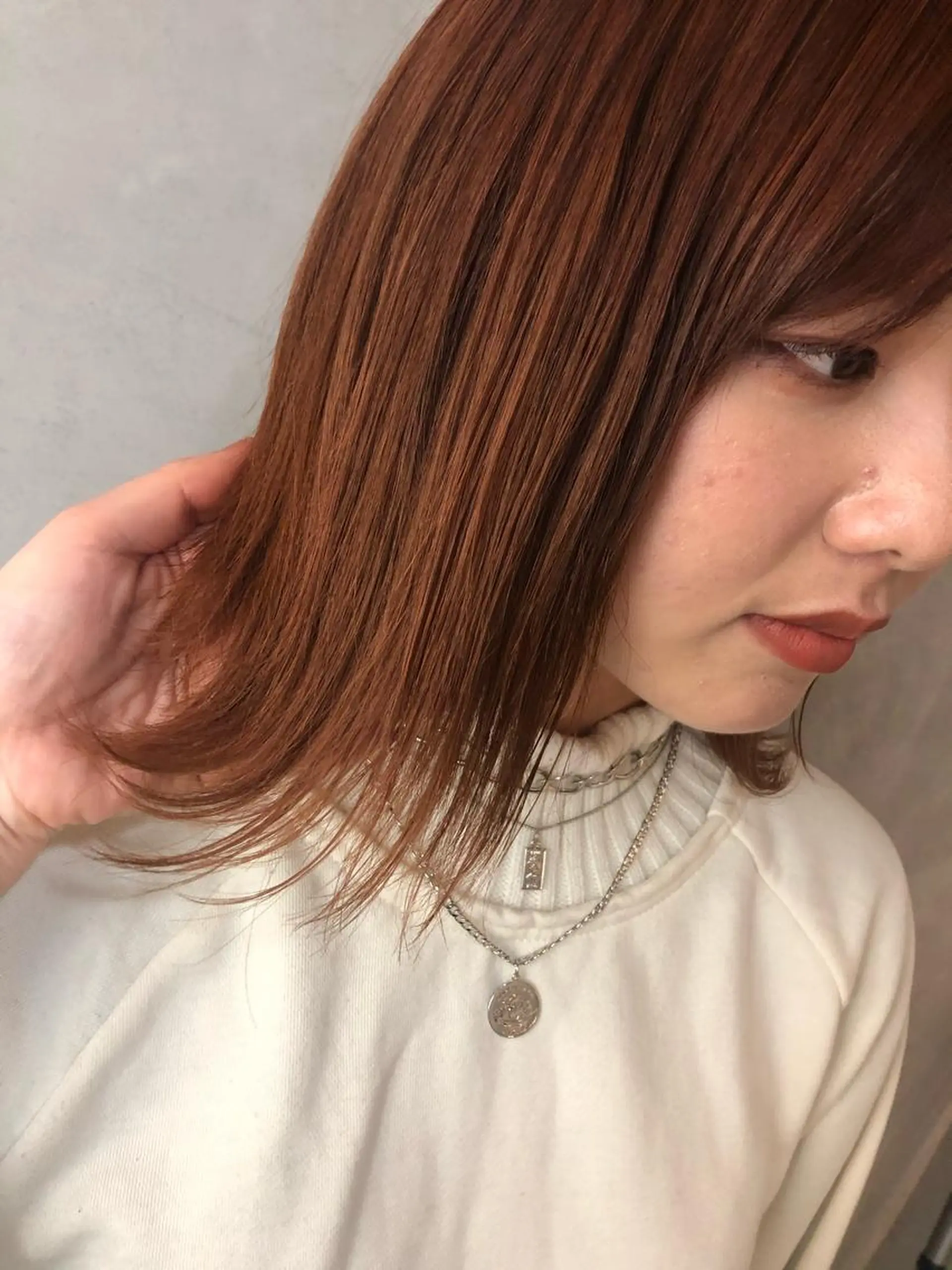 ミディアム ヘアカラー MIYU💋💖 〈XENA渋谷本店〉のヘアスタイル
