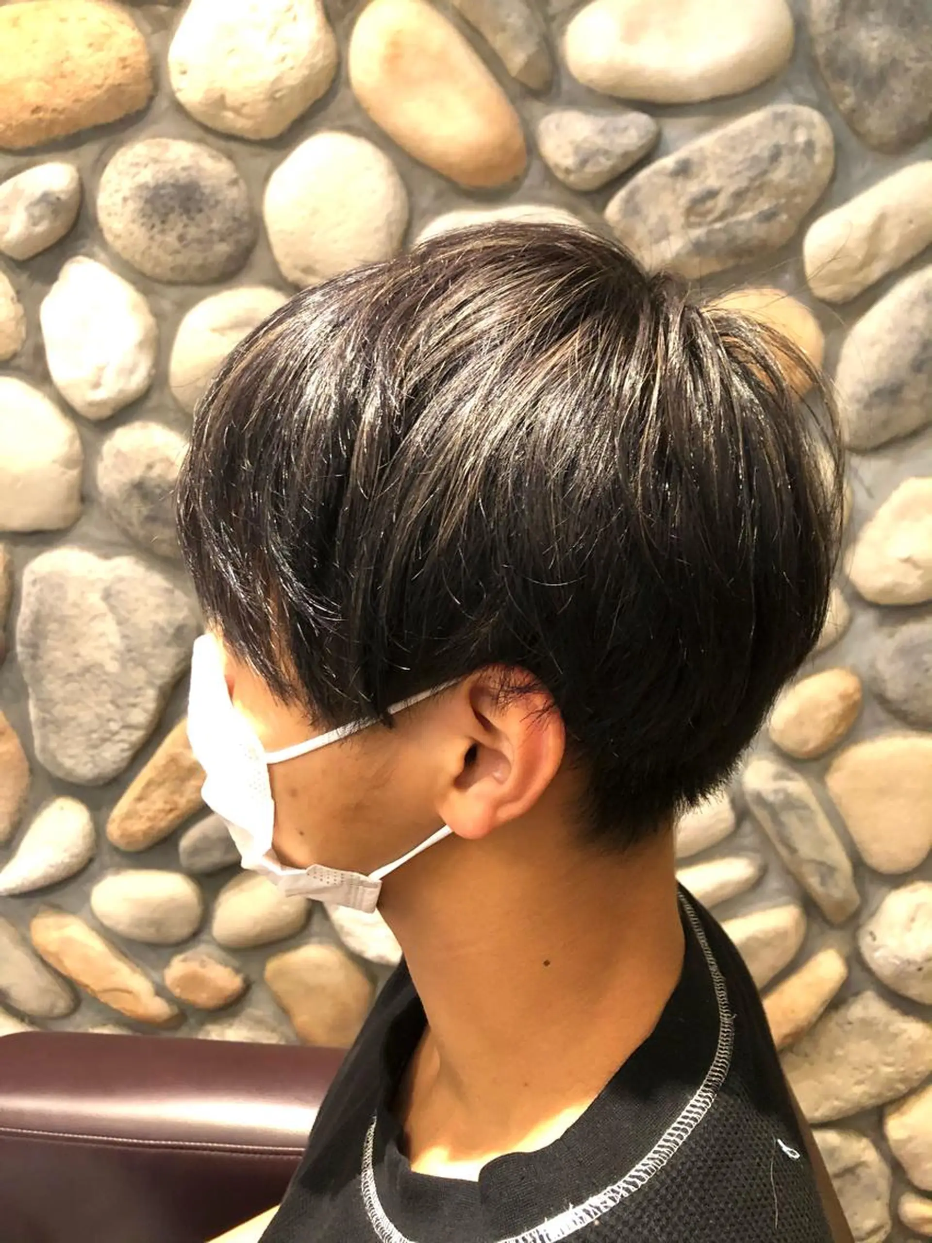 ショート カラー メンズ カット ヘアカラー トリートメント 岩谷 愛依のヘアスタイル