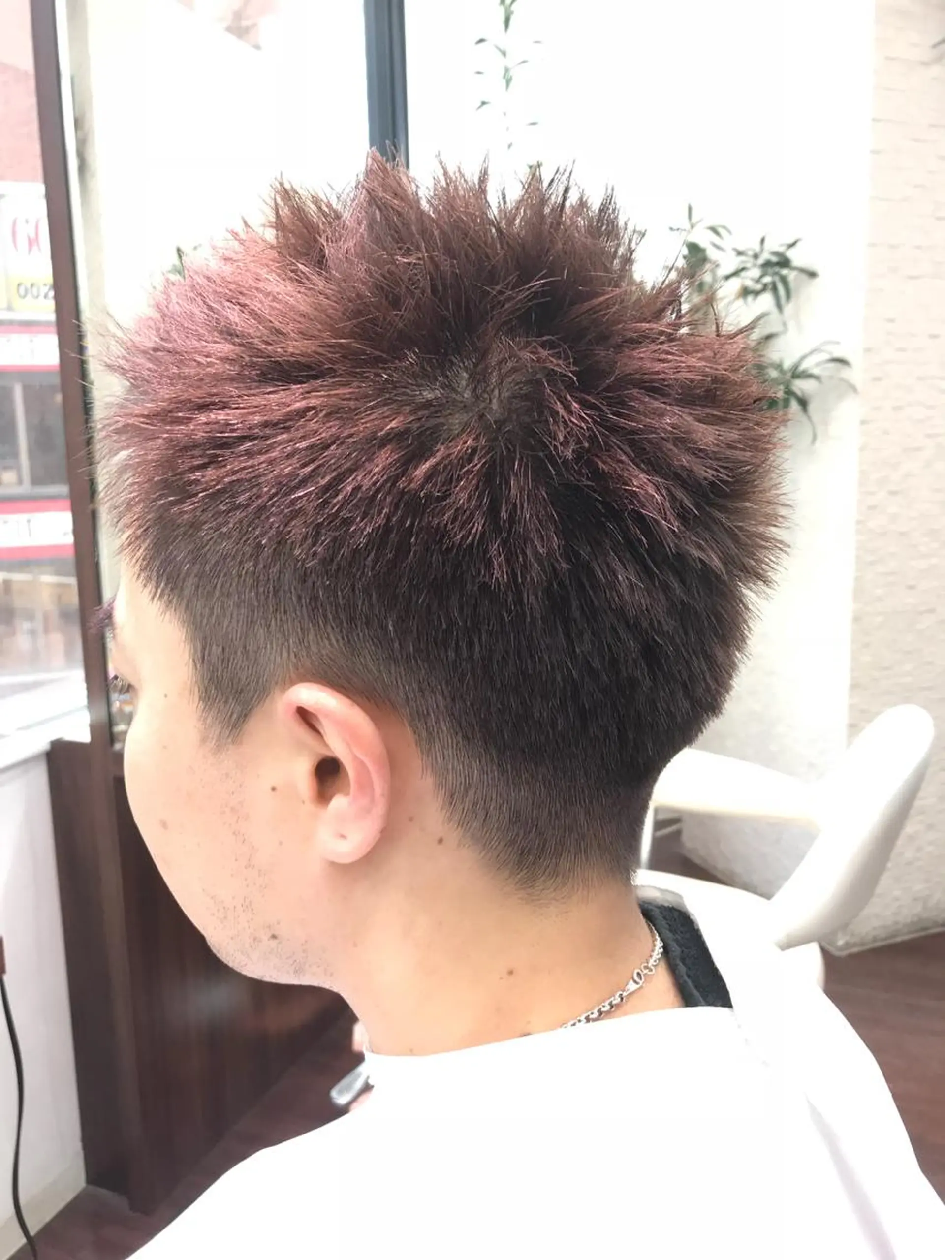 ショート カラー メンズ 長内  大明のヘアスタイル