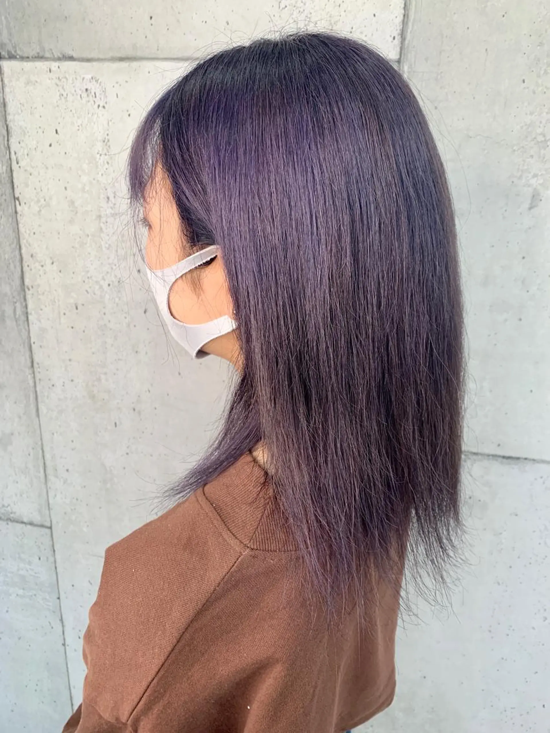 ミディアム 大内 志穂のヘアスタイル