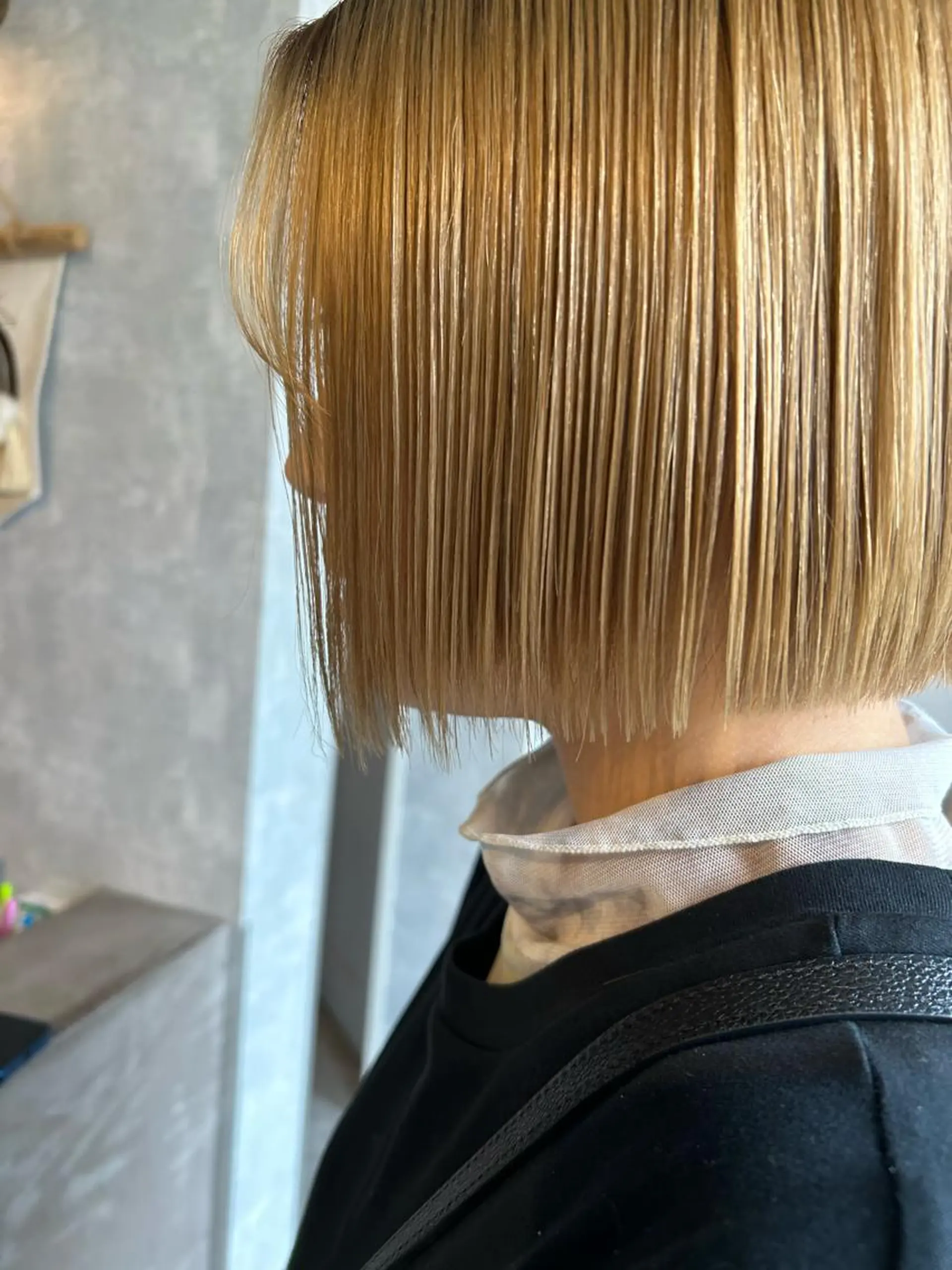 ショート 切りっぱなしボブ ボブ 香西 歩美【Lamp】のヘアスタイル