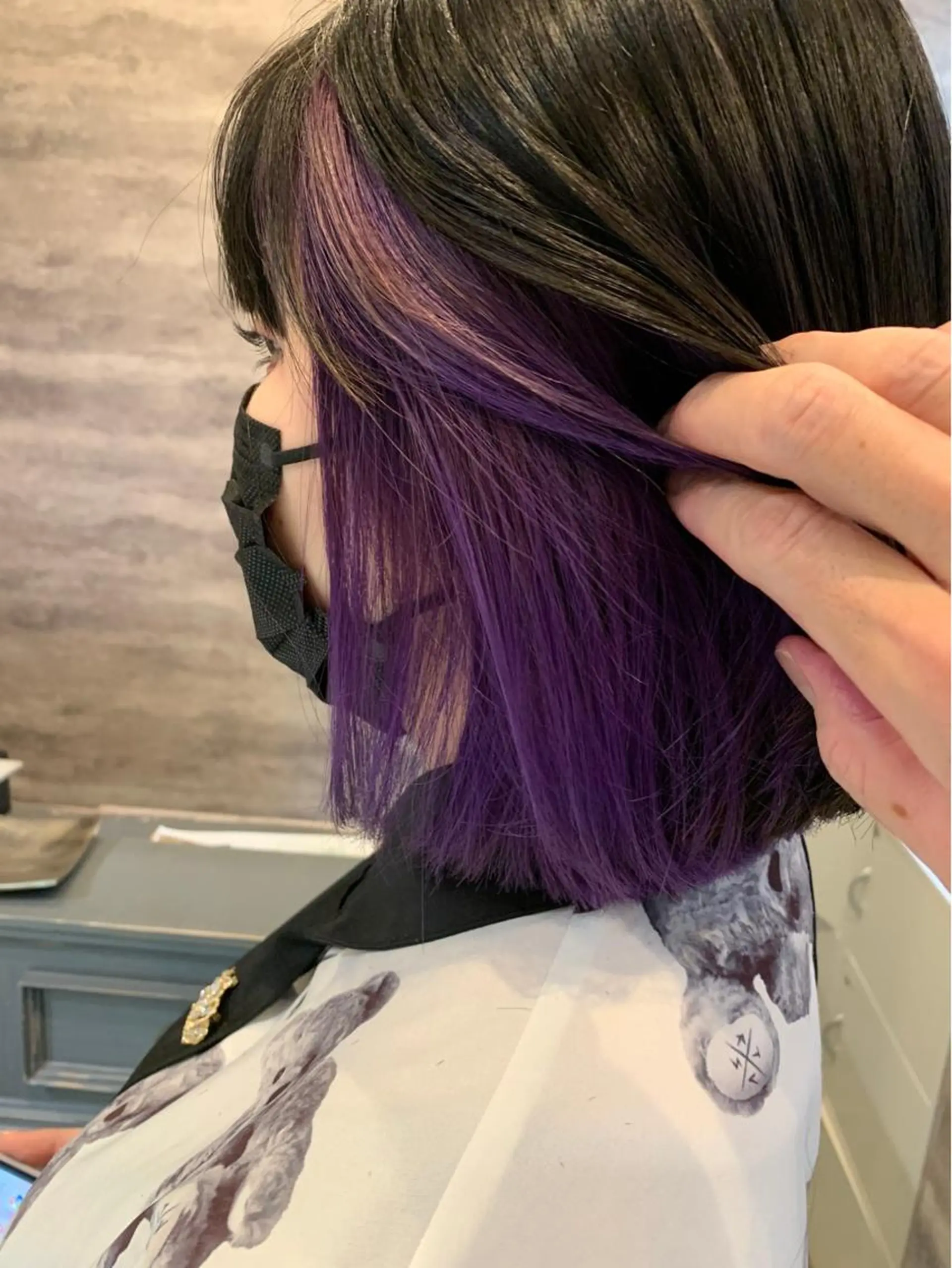 ミディアム カラー ブリーチ ダブルカラー グラデーションカラー ハイライトカラー インナーカラー 💈Blanco💈 カラー&ケア🌈のヘアスタイル