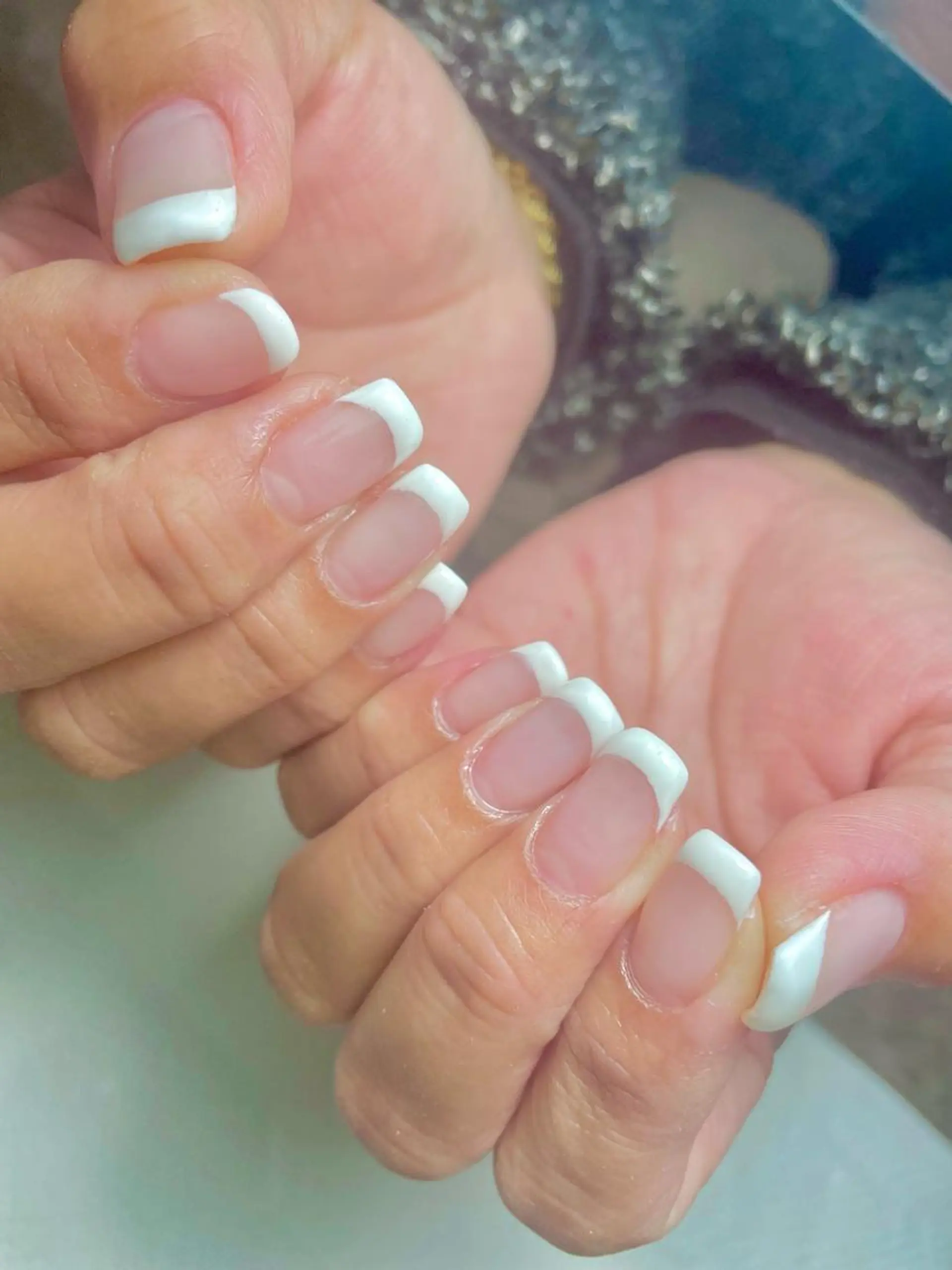 ネイル フレンチネイル 加瀬 アンジェリーのネイルデザイン