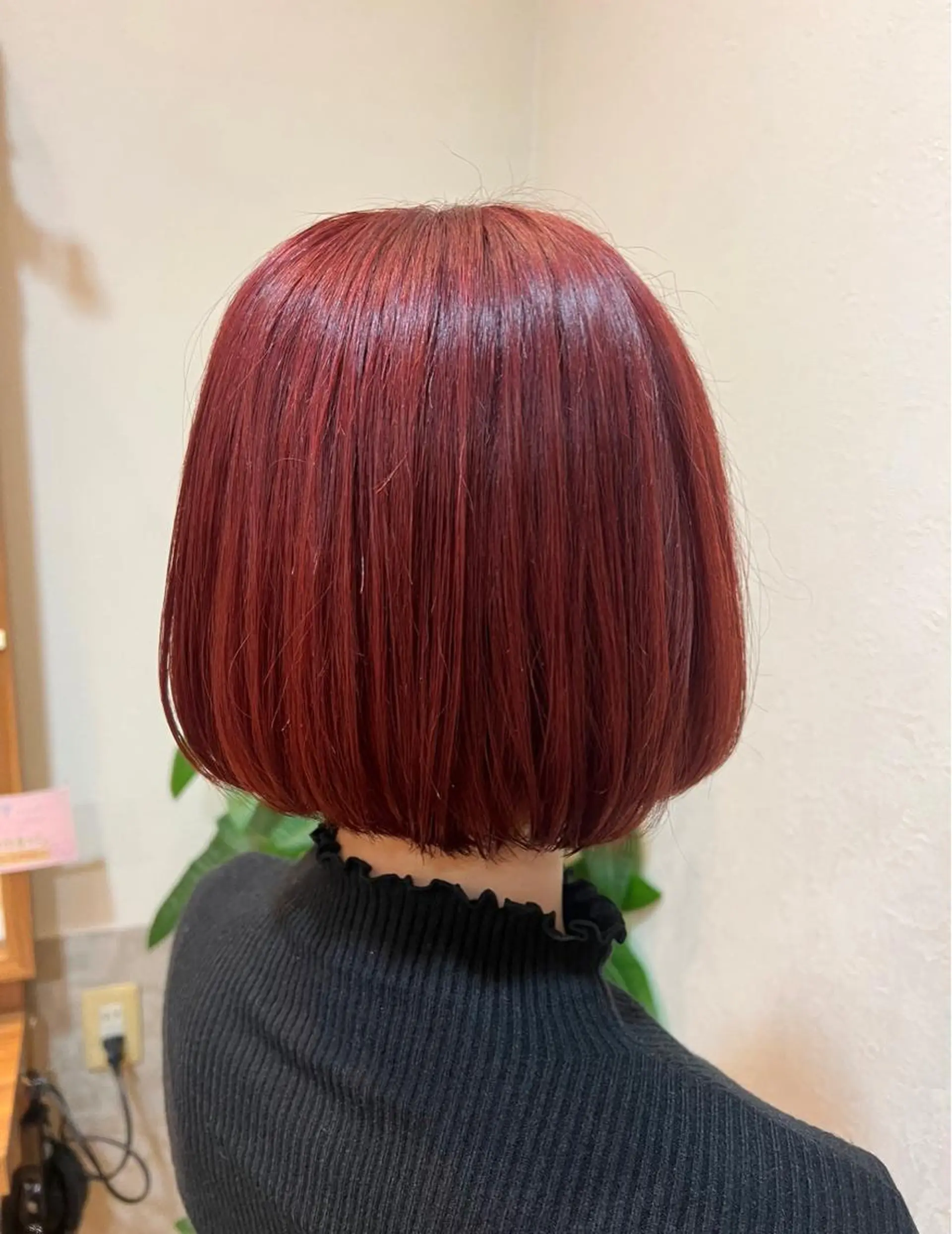 ショート カラー ブリーチ レッドカラー Luca  lino:a所属・山田 恭華 /パーマのヘアスタイル