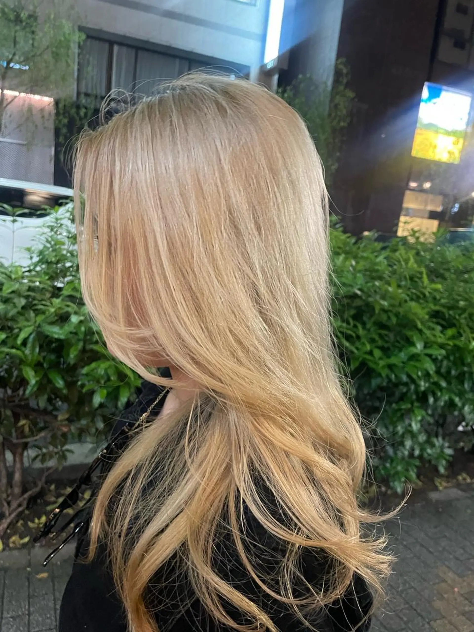 ロング 顔まわりレイヤー レイヤーカット ボブ ホノカのヘアスタイル