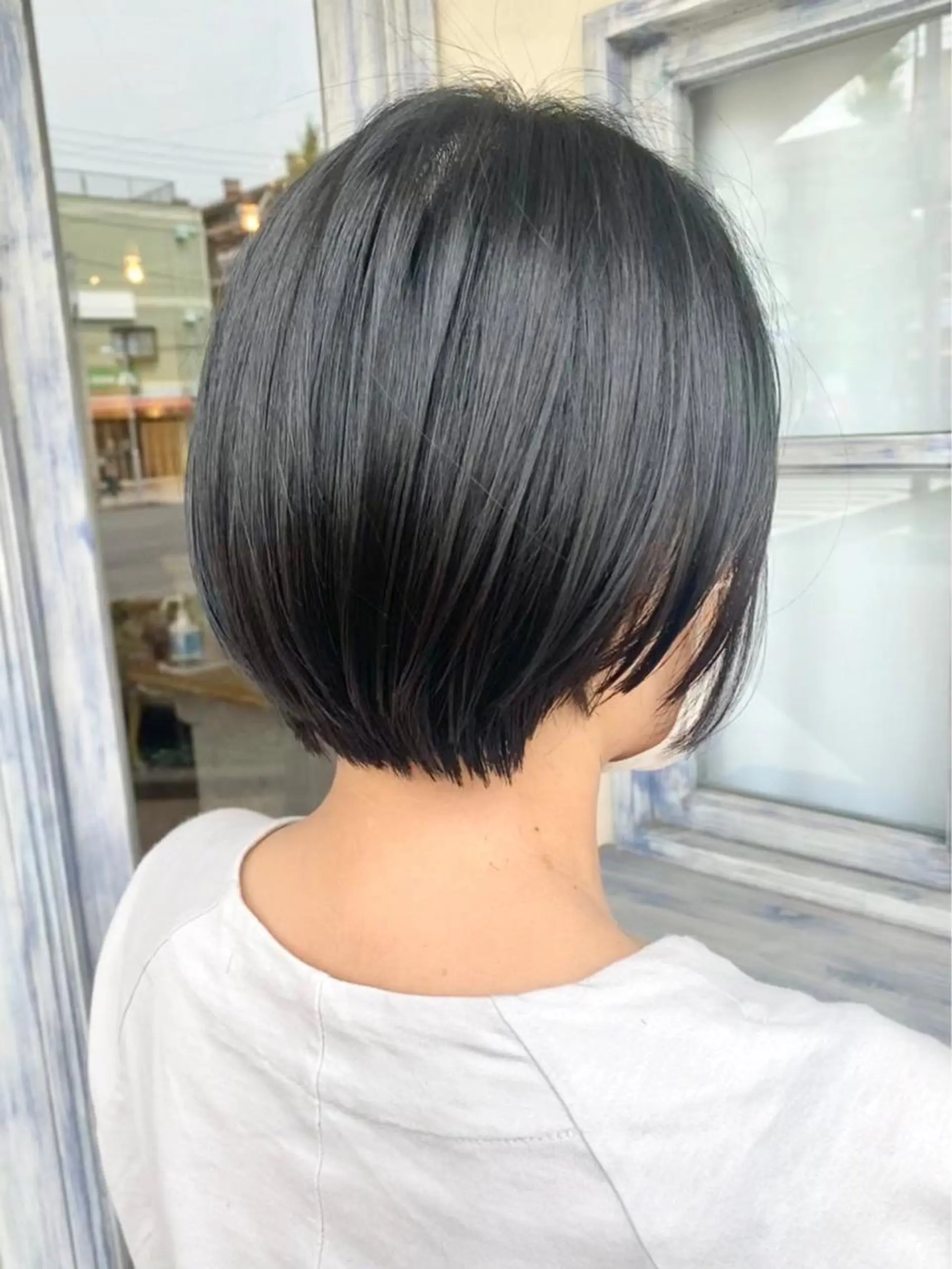 ショート 丸みショート ショートヘア amie by afloat(エイミーバイアフロート)所属・井上 日菜乃のヘアスタイル