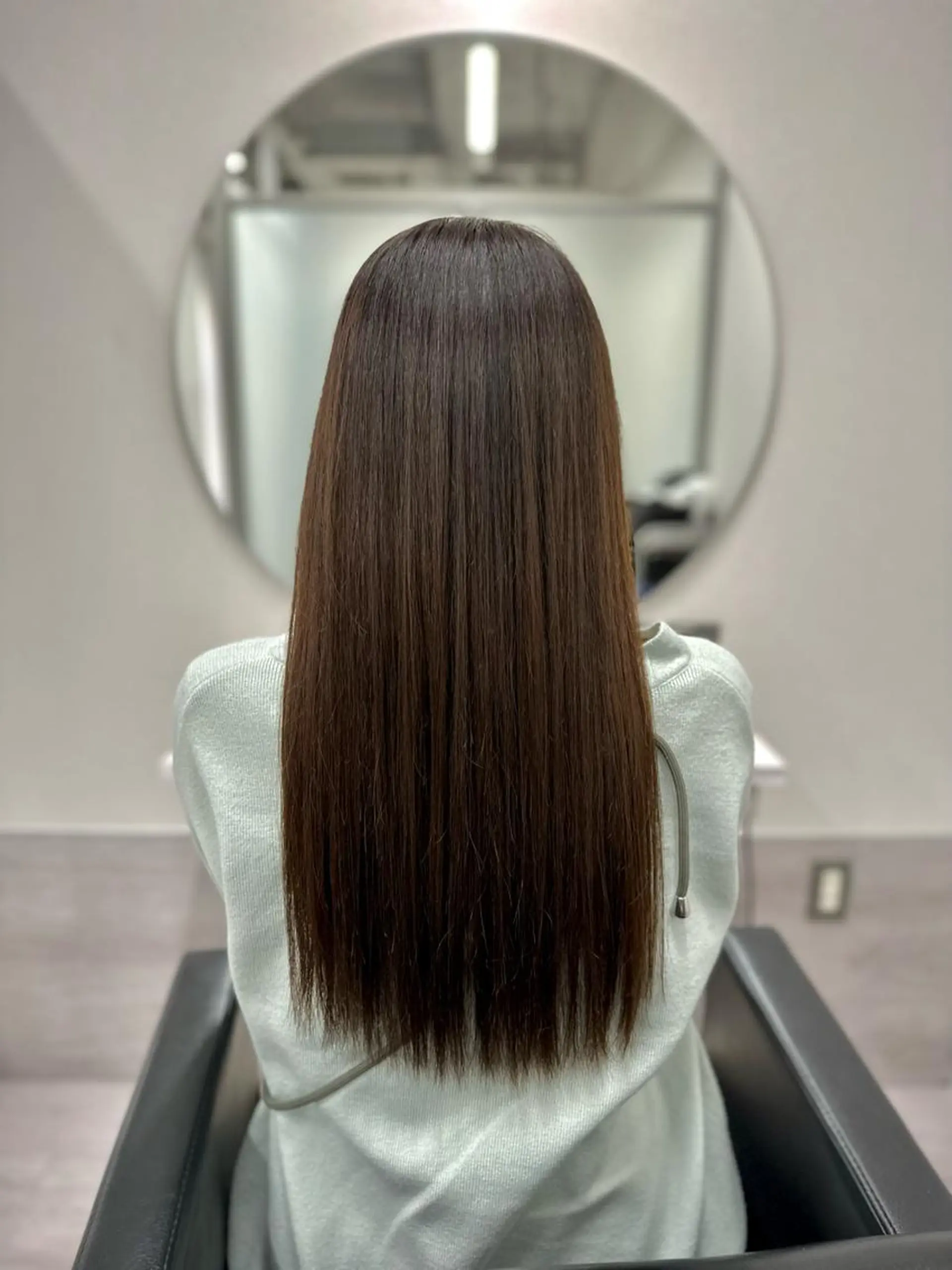 ロング カット ヘアカラー 縮毛矯正 トリートメント JYO 髪質改善専門家のヘアスタイル