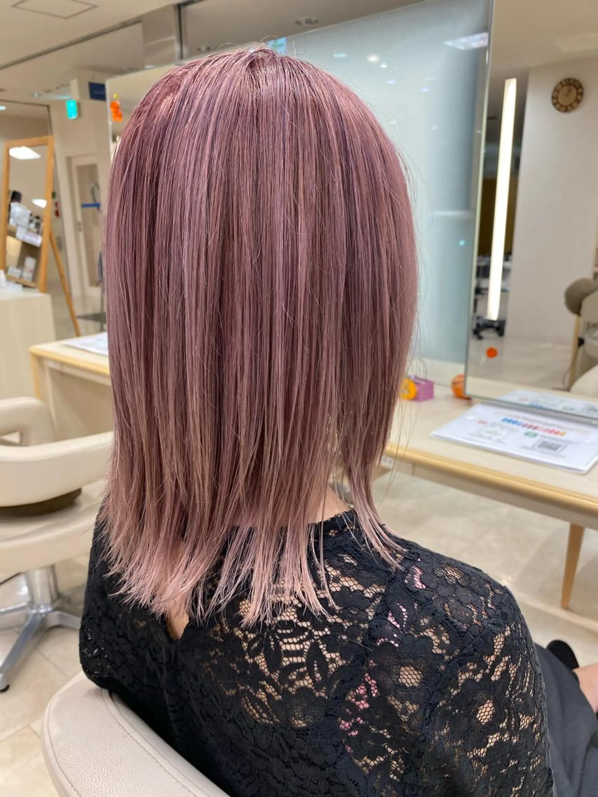 ミディアム ヘアカラー ヘッドスパ narumi🧸のヘアスタイル