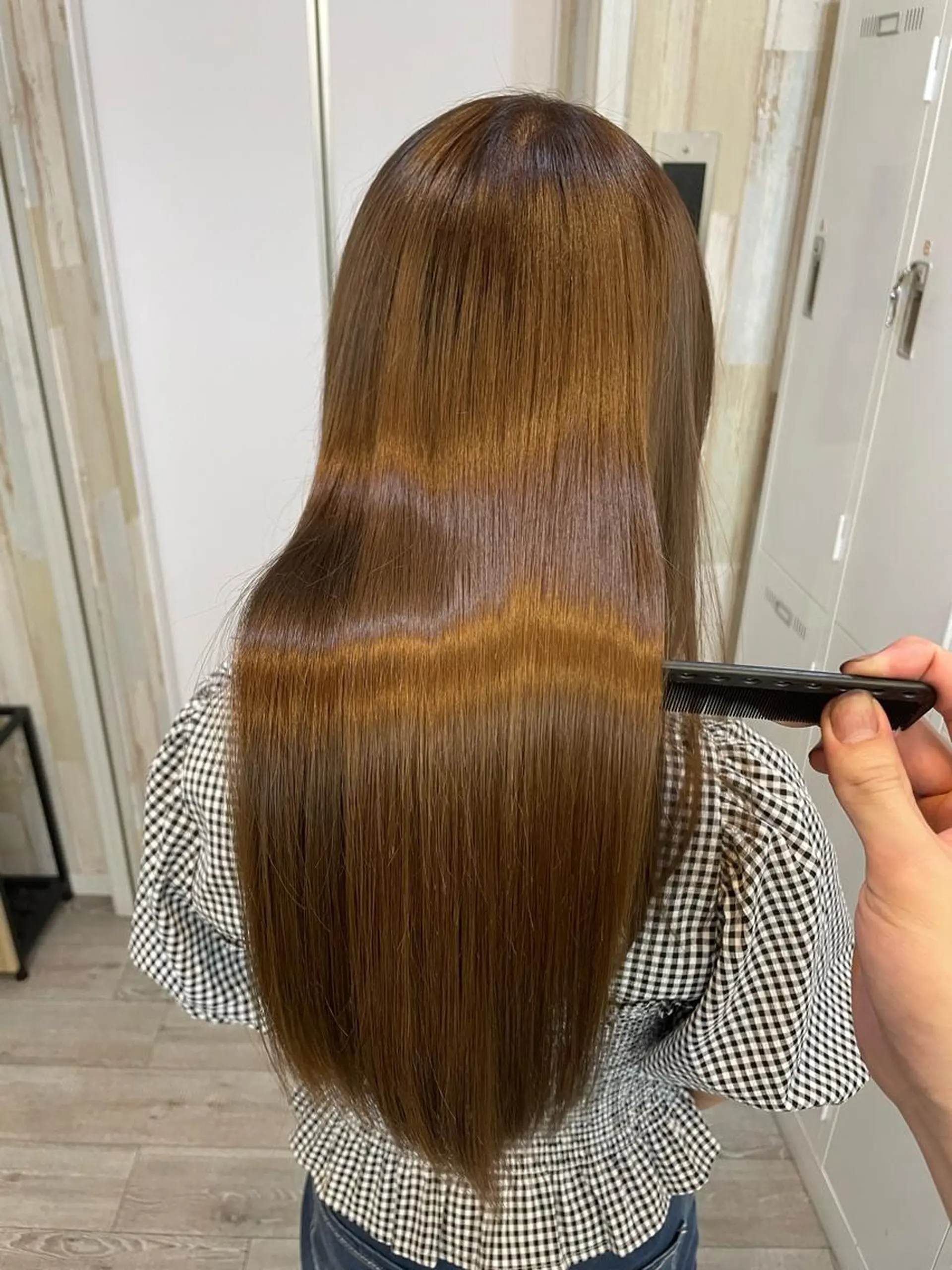 セミロング 髪質改善 トリートメント HIKARU副店長/ ✨️髪質改善のヘアスタイル